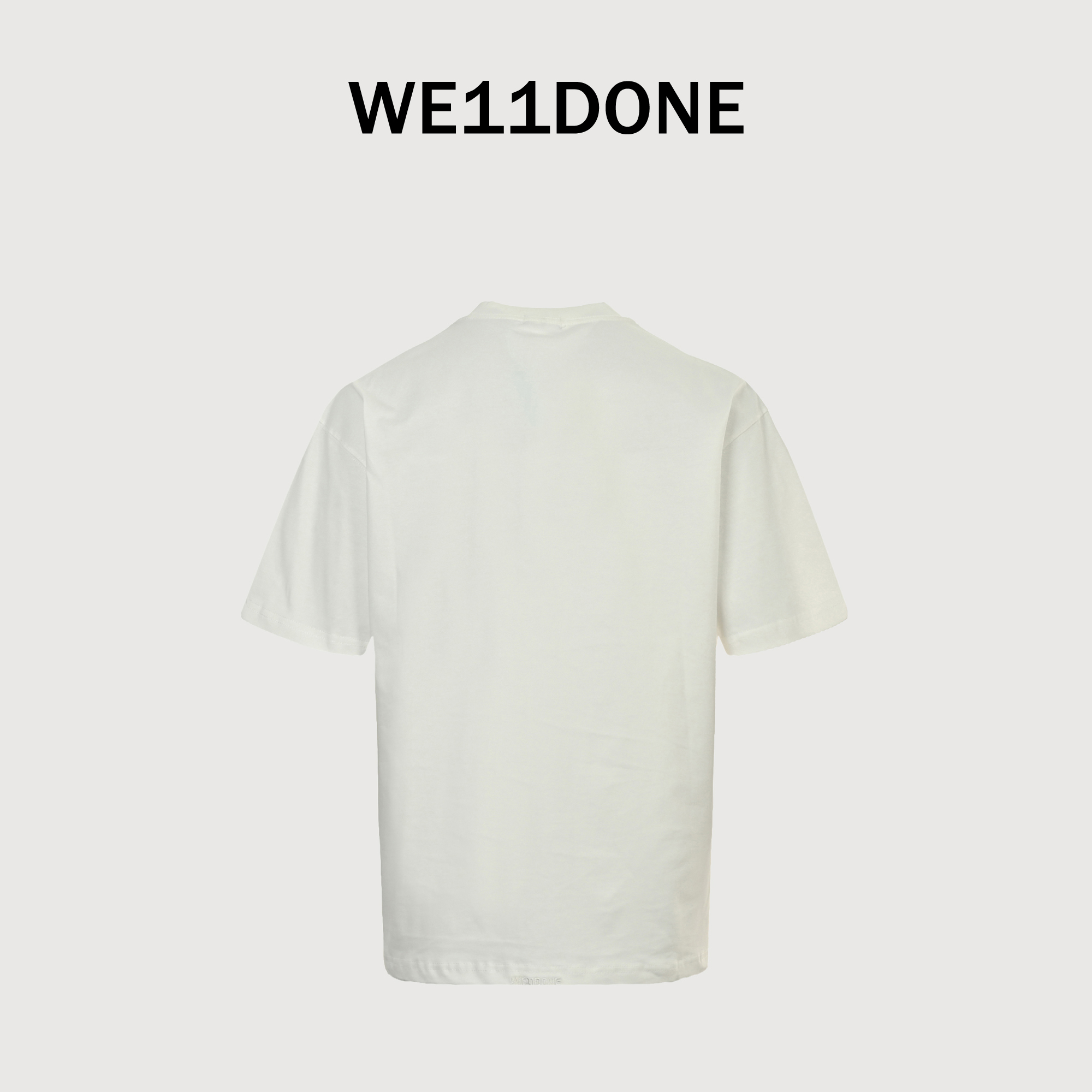 Well done25SS春夏新款数据款火焰弹幕LOGO字母印花短袖T恤