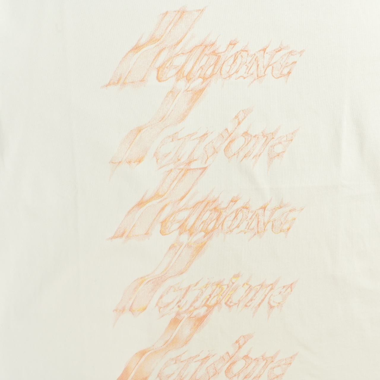 Well done25SS春夏新款数据款火焰弹幕LOGO字母印花短袖T恤