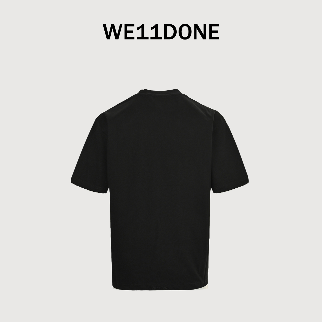 Well done 25SS春夏新款数据款火焰弹幕LOGO字母印花短袖T恤