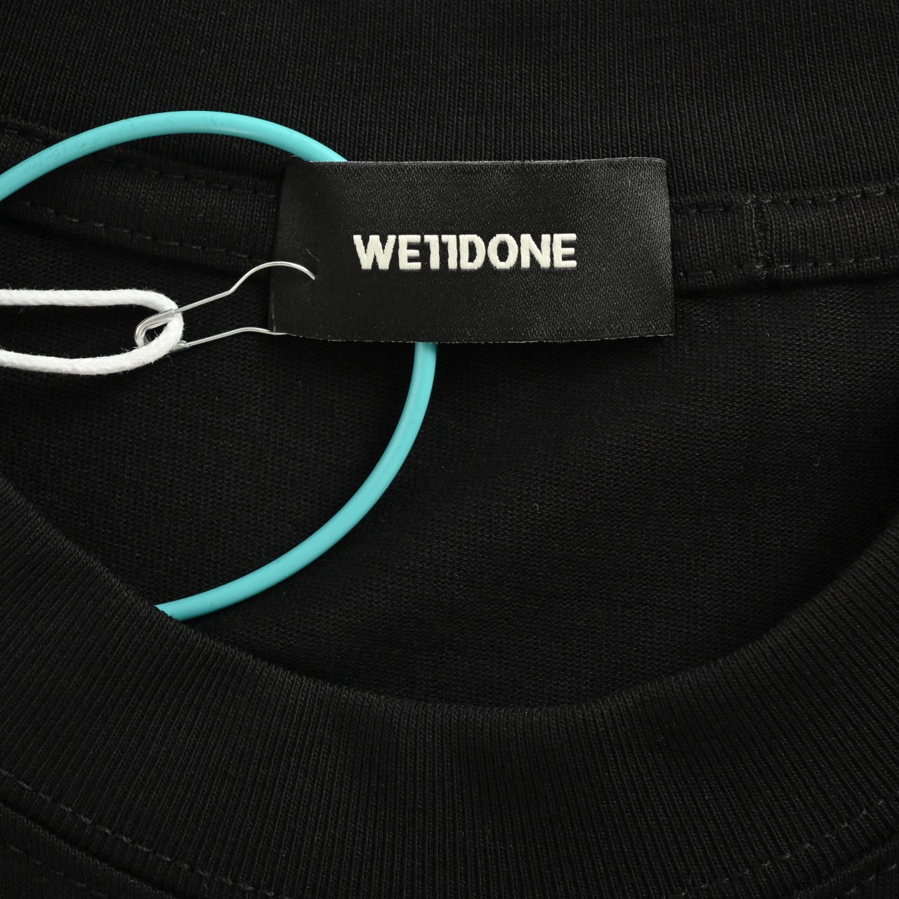 Well done 25SS春夏新款数据款火焰弹幕LOGO字母印花短袖T恤