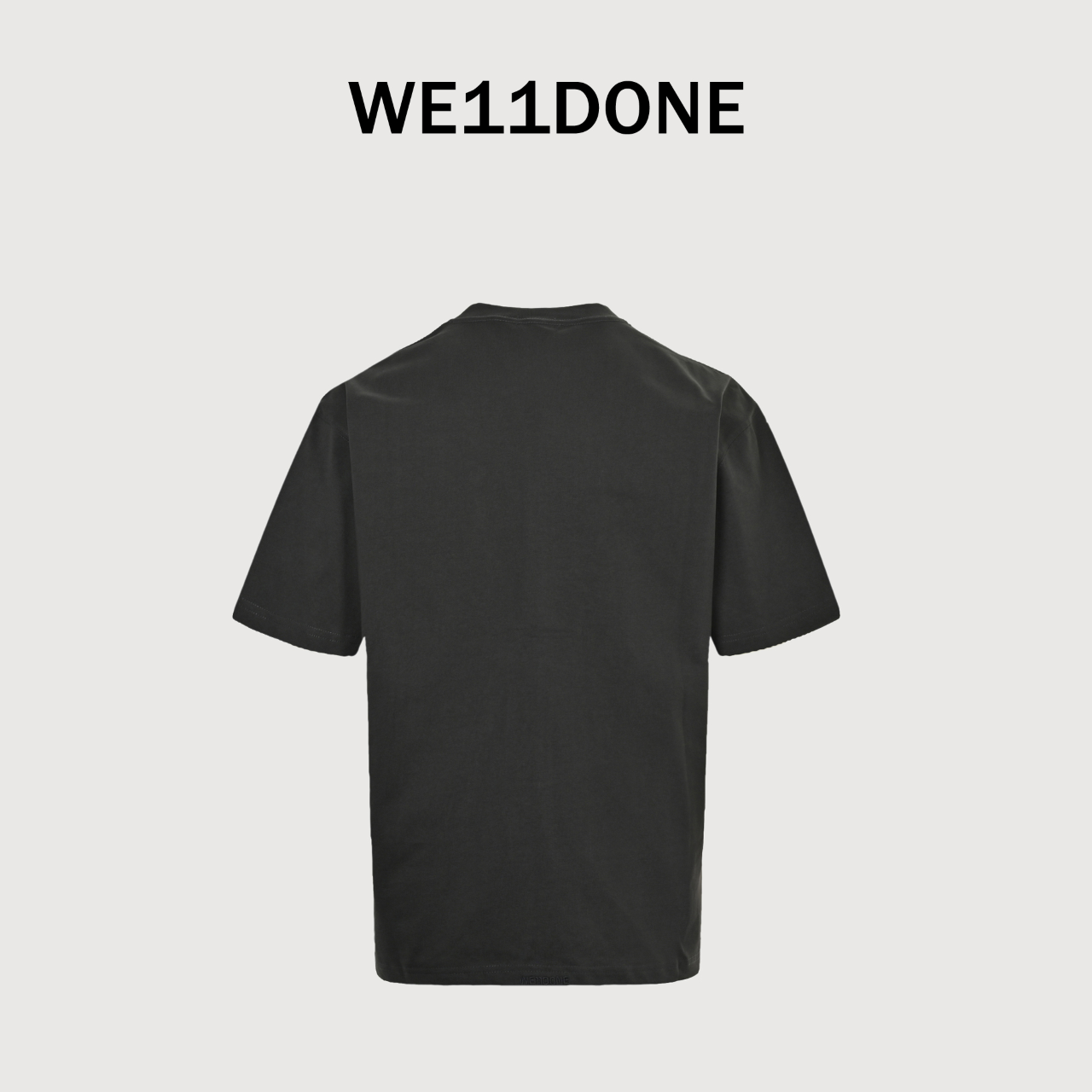 Well done 25SS春夏新款数据款火焰弹幕LOGO字母印花短袖T恤