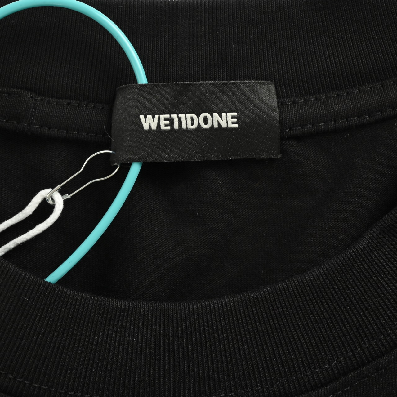 WE11 DONE 春夏新款彩色手绘涂鸦字母洗水怀旧复古短袖T恤