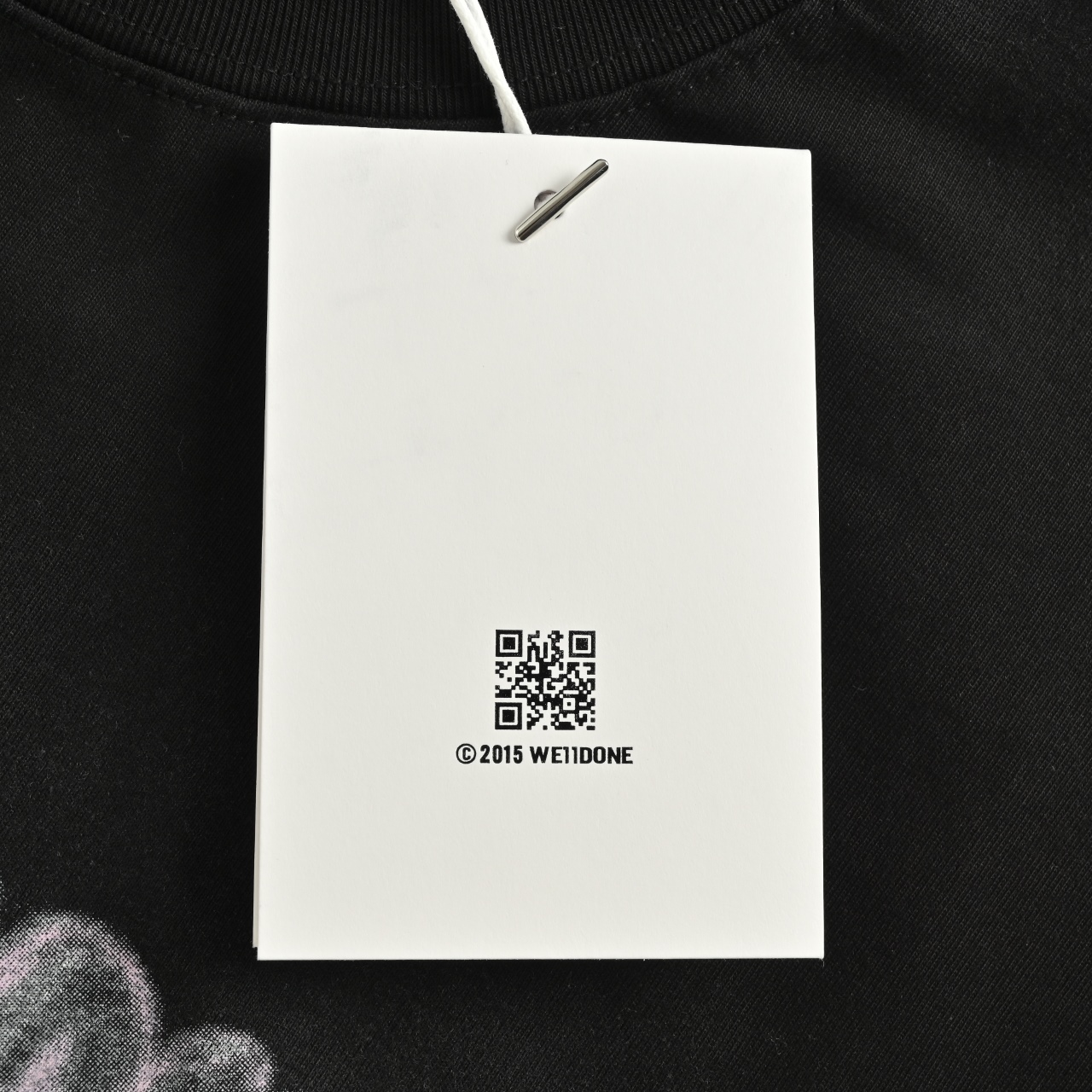 WE11 DONE 春夏新款彩色手绘涂鸦字母洗水怀旧复古短袖T恤