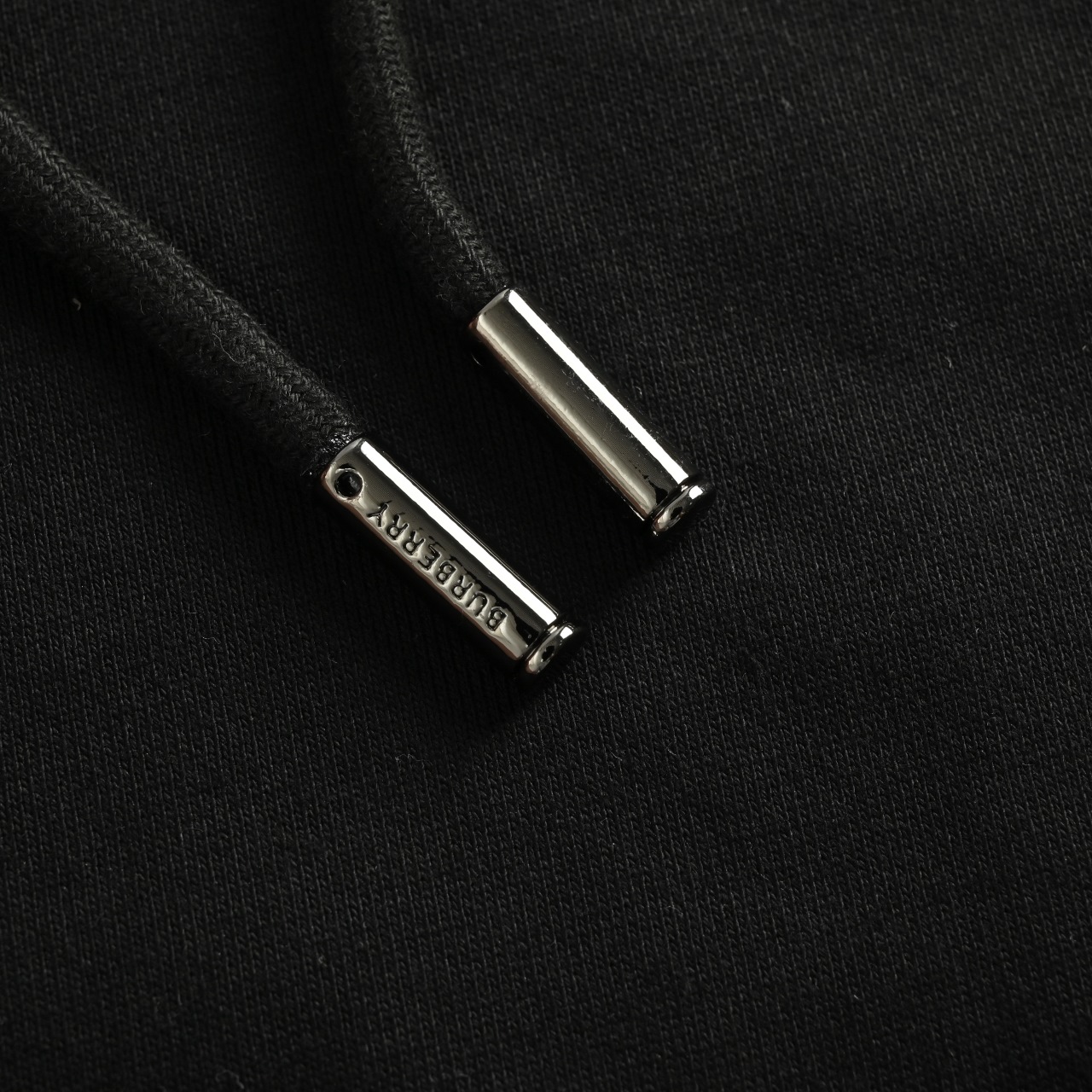 BURBERRY巴宝莉BBR 侧菱格织带套装拉链连帽外套灰白 黑色