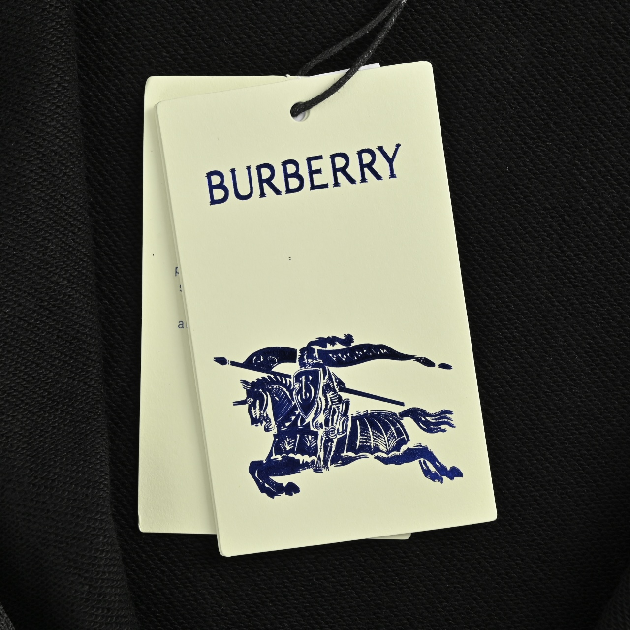 BURBERRY巴宝莉BBR 侧菱格织带套装拉链连帽外套灰白 黑色