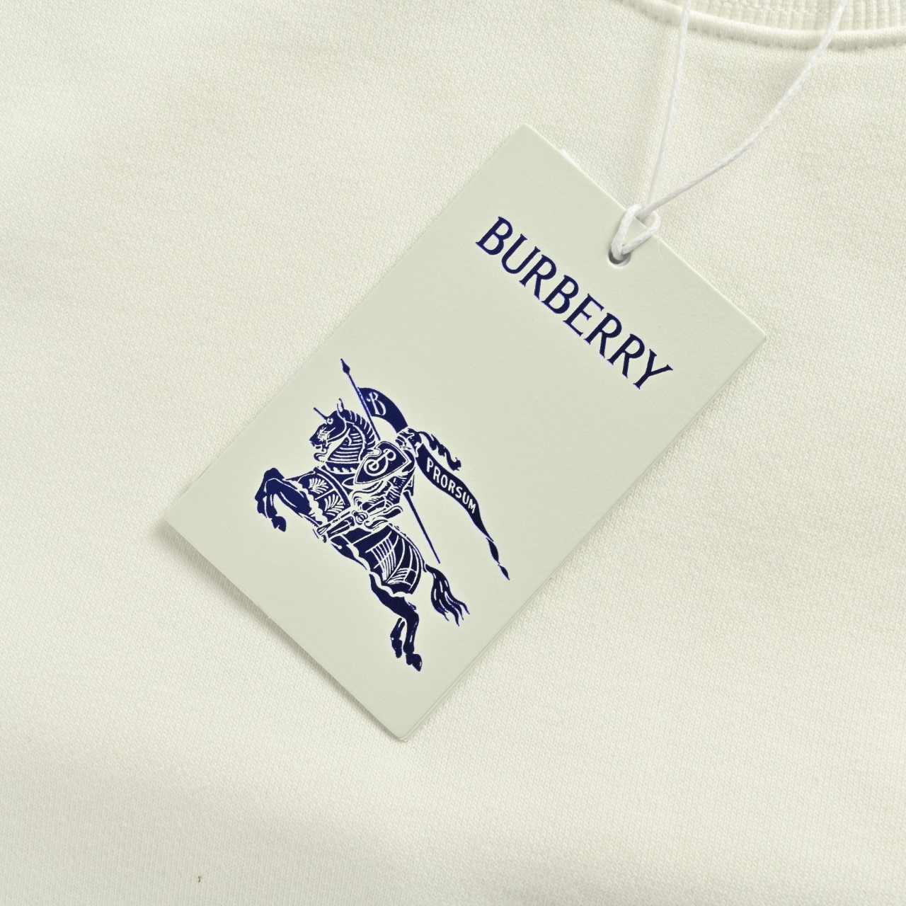 BURBERRY巴宝莉BBR 侧菱格织带圆领卫衣