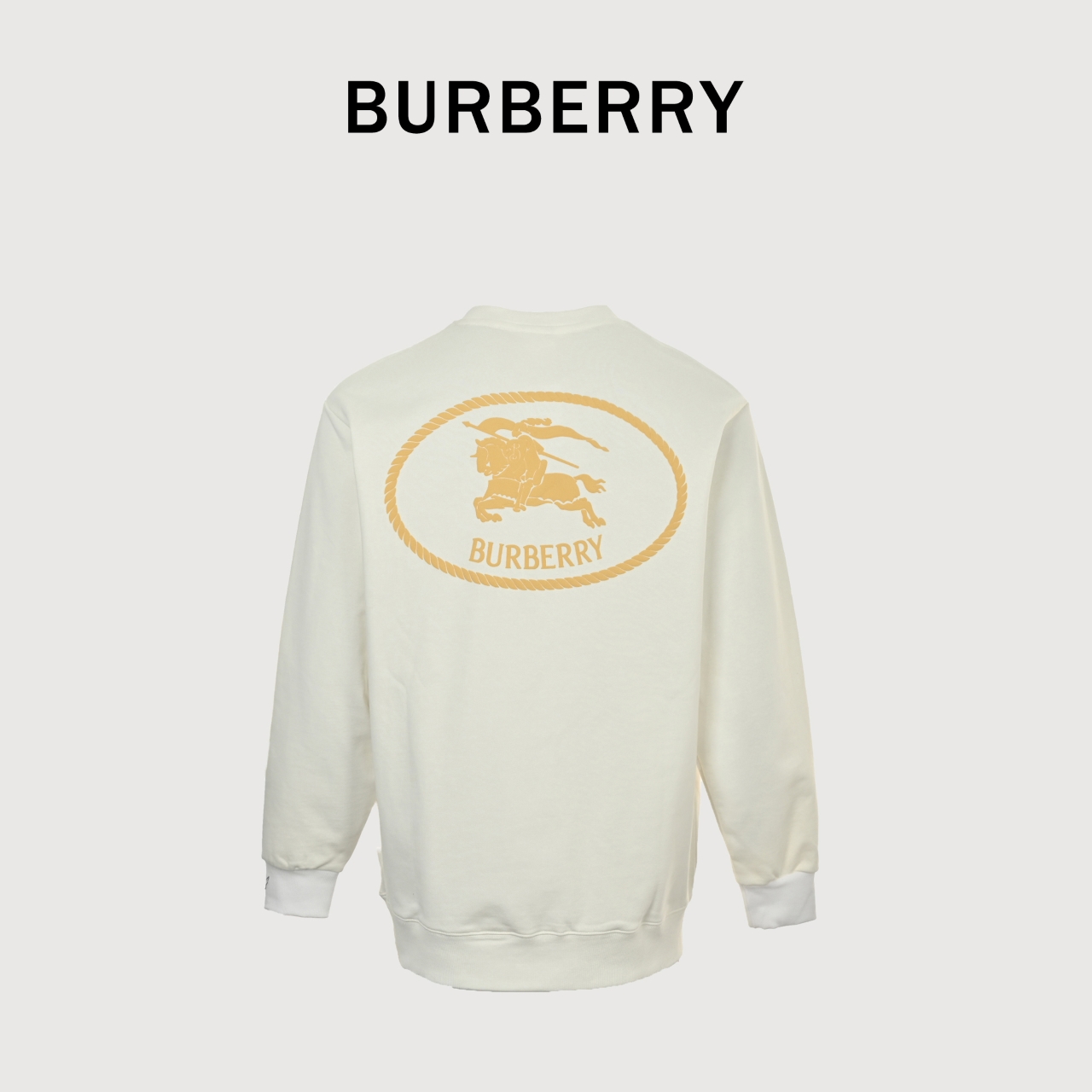 BURBERRY巴宝莉BBR 后背战马骑士圆领卫衣