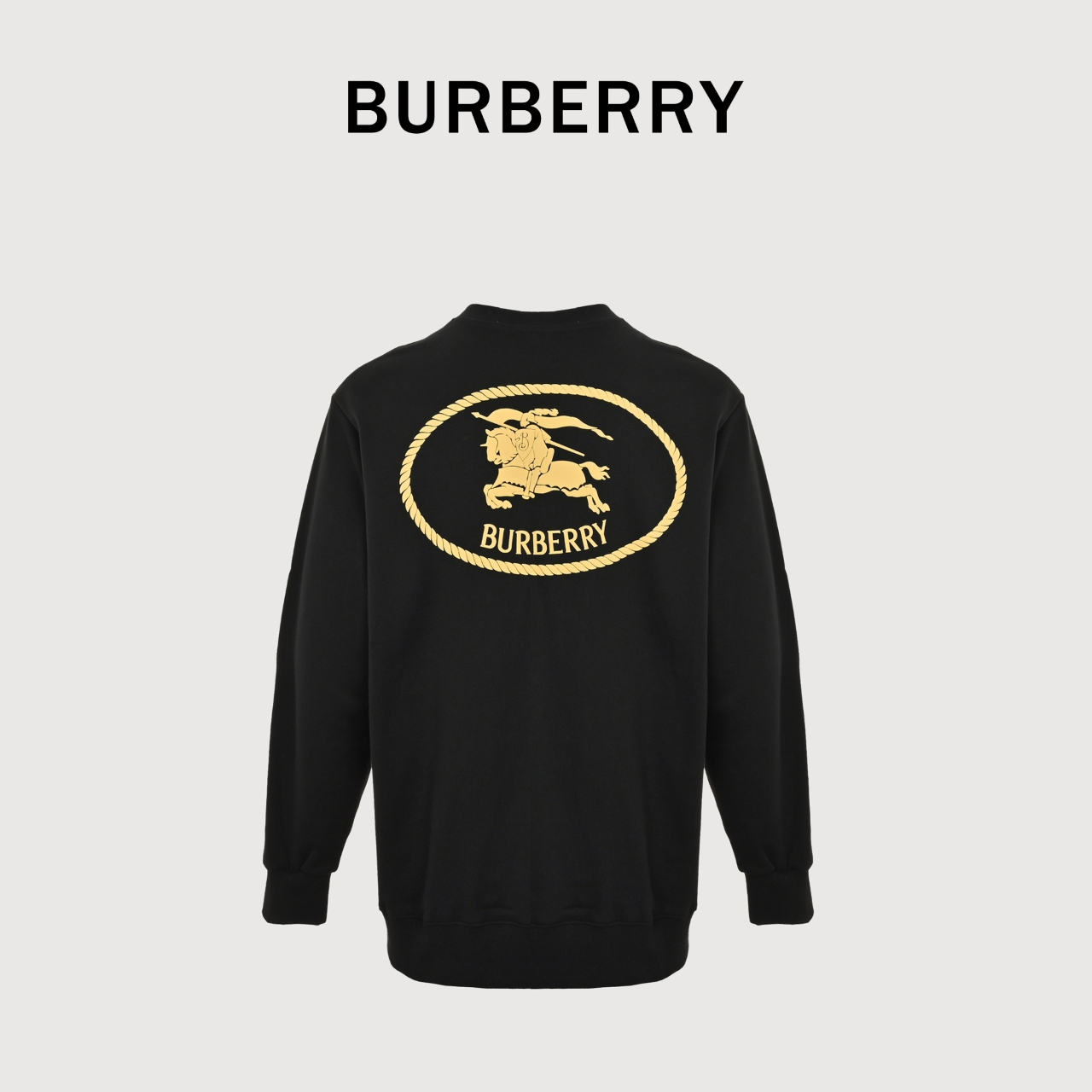 BURBERRY巴宝莉BBR 后背战马骑士圆领卫衣 BURBERRY巴宝莉BBR 后背战马骑士圆领卫衣