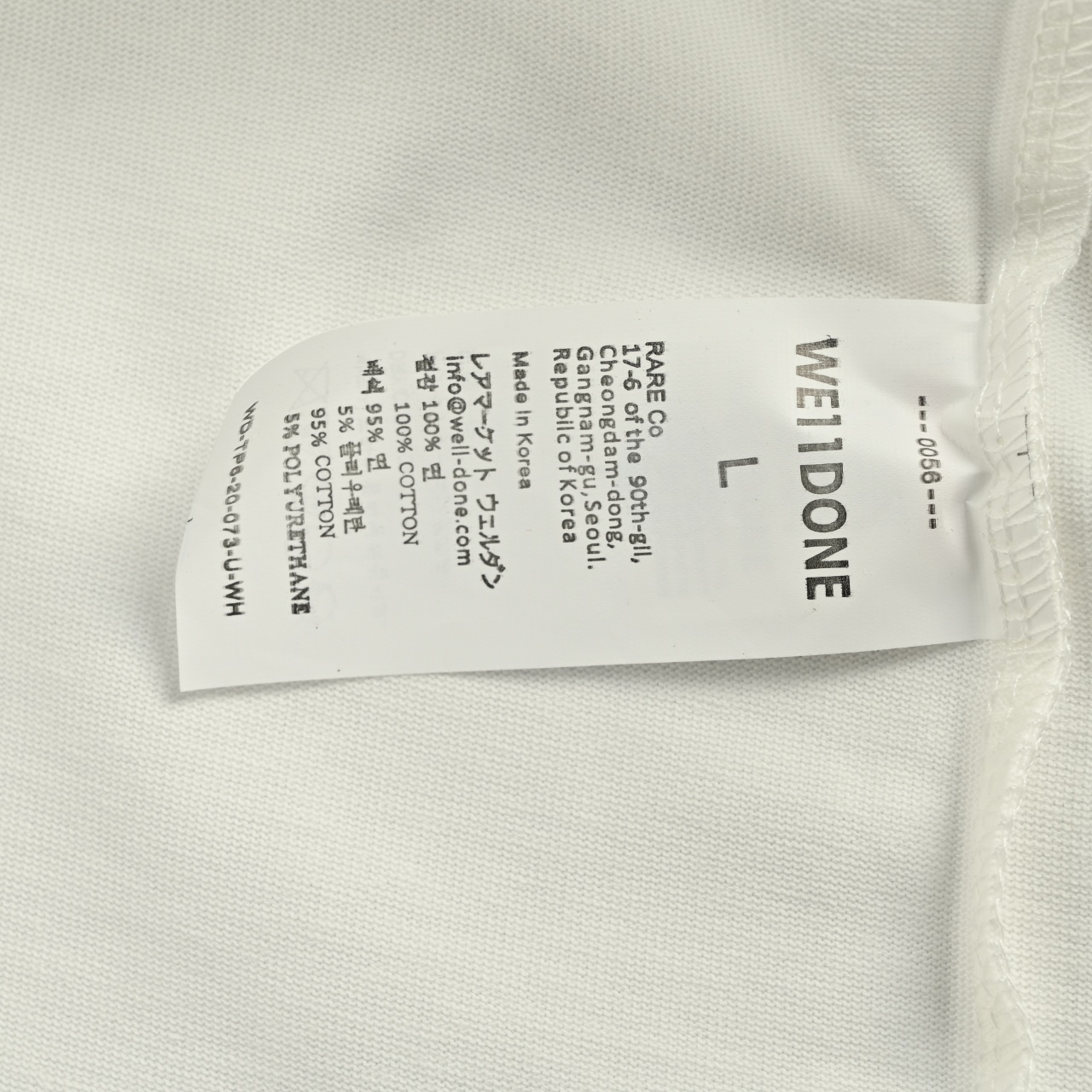 WE11 DONE 吴宣仪鹿晗演唱会同款猫咪印花长袖T恤 灰色 白色