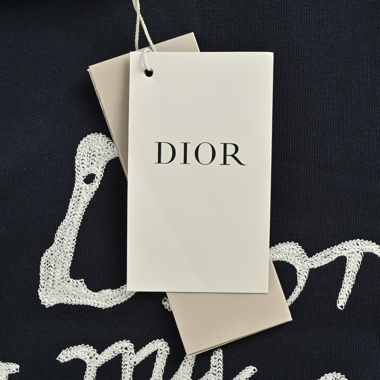 Dior/迪奥 And Hylton Nel联名 标语刺绣 连帽卫衣-Chinese UA Cheap High Quatity Brand Clothes Bags handbags Sneakers wholesale wholesaler seller from China Factory suppliers Fashion Clothing Shoes best Quality Beautiful Price Dior/迪奥 And Hylton Nel联名 标语刺绣 连帽卫衣