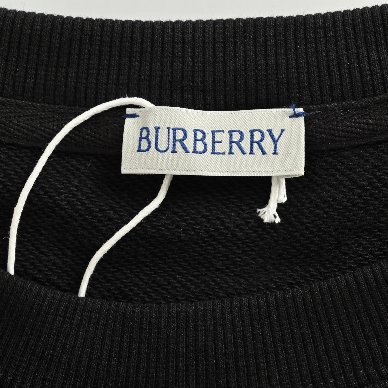 BURBERRY/巴宝BBR 贴布标签战马格纹字母刺绣圆领卫衣