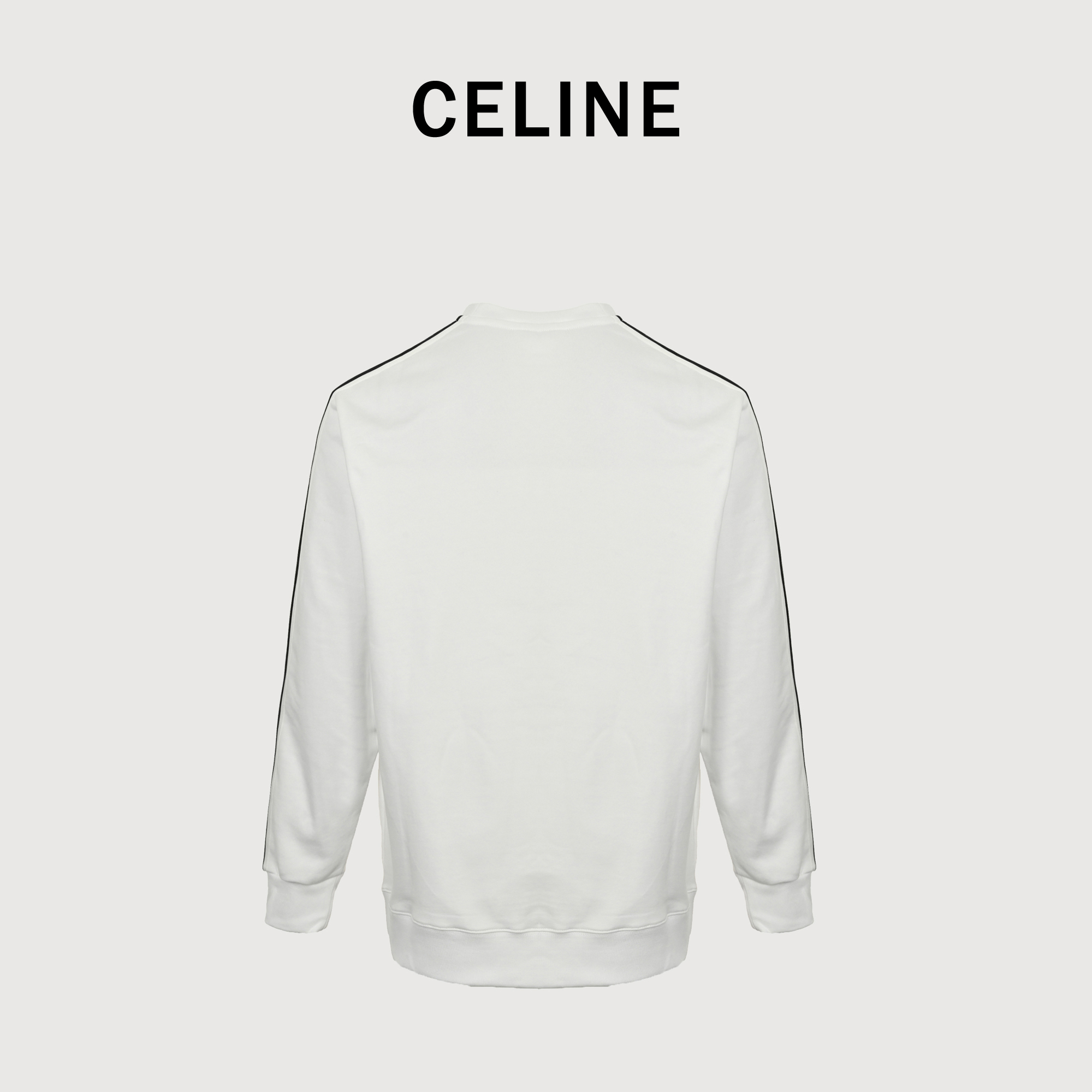 Celine/赛琳 侧织带圆领卫衣