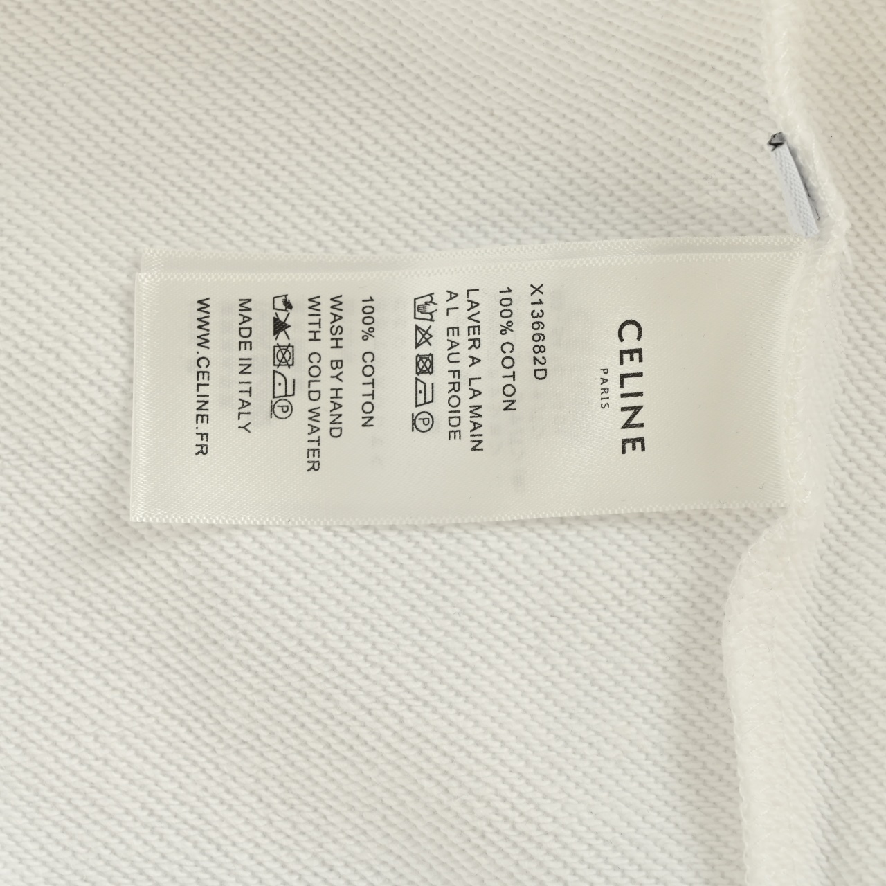 Celine/赛琳 侧织带圆领卫衣