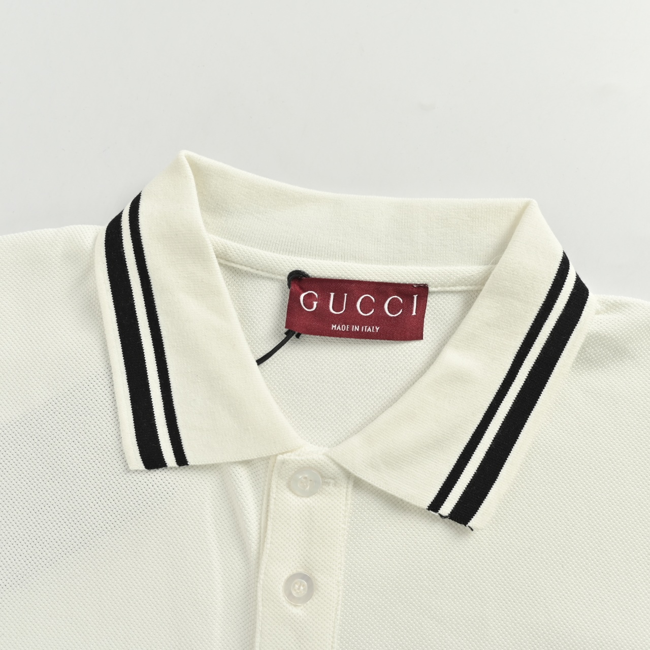 Gucci/古驰 口袋刺绣字母 短袖POLO衫 Gucci/古驰 口袋刺绣字母 短袖POLO衫