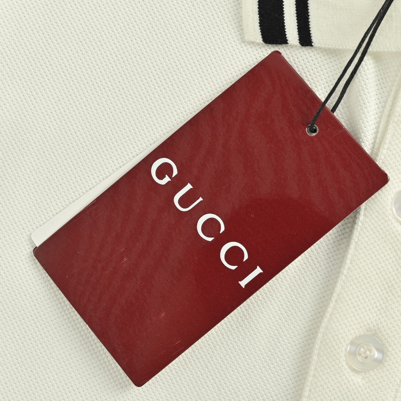 Gucci/古驰 口袋刺绣字母 短袖POLO衫 Gucci/古驰 口袋刺绣字母 短袖POLO衫