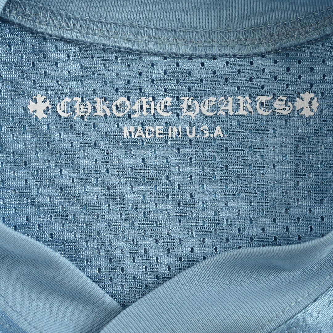 Chrome Hearts 克罗心 25FW 梵文网眼双层冰球服长袖T恤 采用直喷进口机器印花 五金辅料均开磨定制 正确配置2025克罗心正品包装 300克定制定染网布 版型大 宽松有型 区别低版本瘦长版型上身拉胯 正确高密主唛水洗吊牌 手工缝制