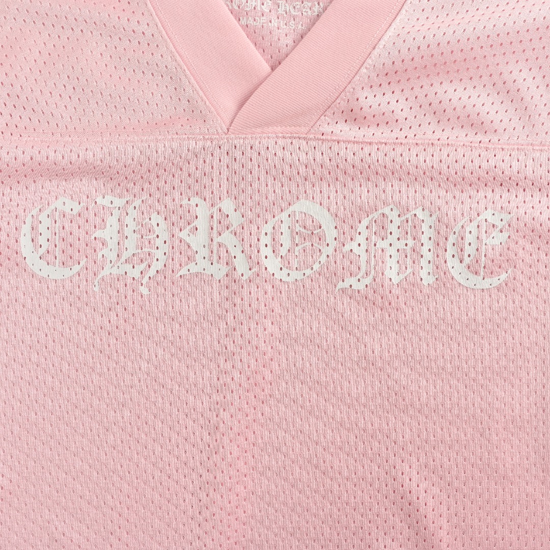 Chrome Hearts 克罗心 25FW 梵文网眼双层冰球服长袖T恤 采用直喷进口机器印花 五金辅料均开磨定制 正确配置2025克罗心正品包装 300克定制定染网布 版型大 宽松有型 区别低版本瘦长版型上身拉胯 正确高密主唛水洗吊牌 手工缝制