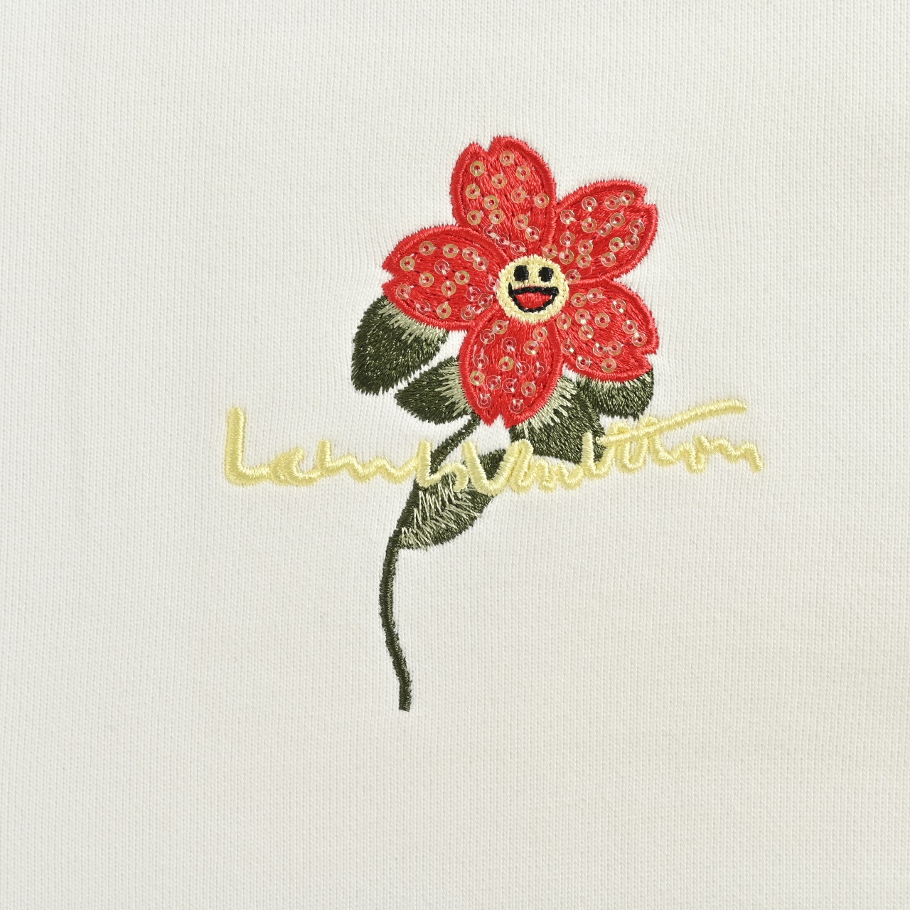 LouisVuitton/路易威登 向阳花刺绣圆领卫衣-莆田鞋,莆田鞋货源,高仿鞋,高仿鞋货源,安福档口,莆田高仿鞋,莆田鞋批发,高仿鞋批发,莆田高仿运动鞋,高仿运动鞋,莆田运动鞋 LouisVuitton/路易威登 向阳花刺绣圆领卫衣