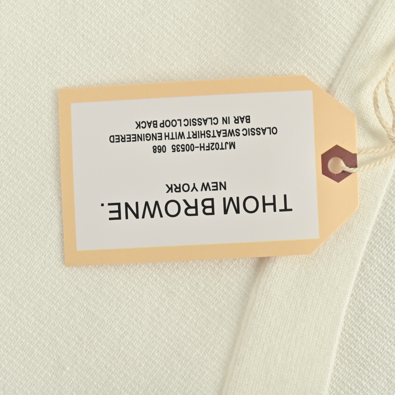Thom Browne/汤姆布朗 25Fw 前短后长羊毛开衫外套
