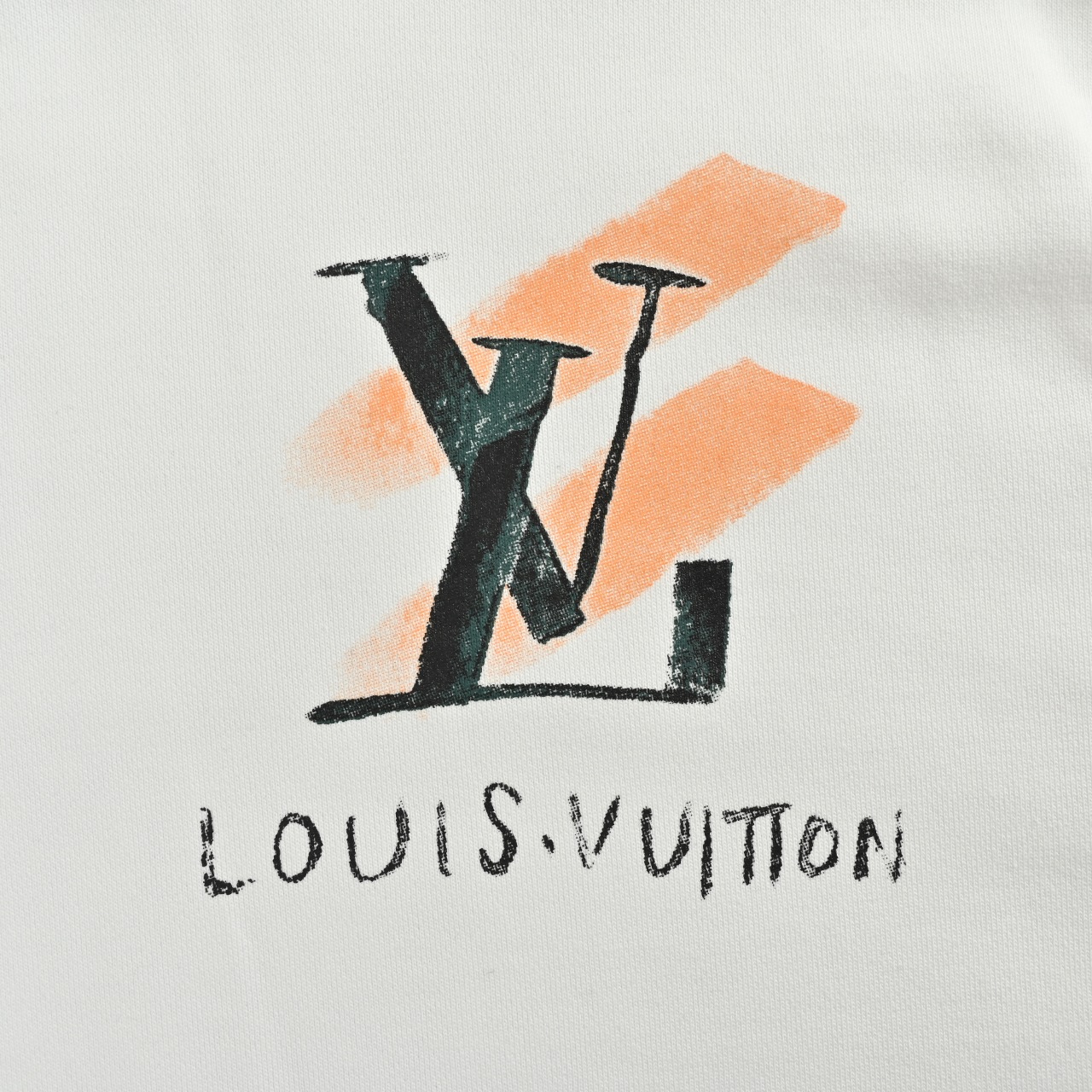 LOUIS VUITTON/路易威登LV 24Fw 字母印印花圆领卫衣