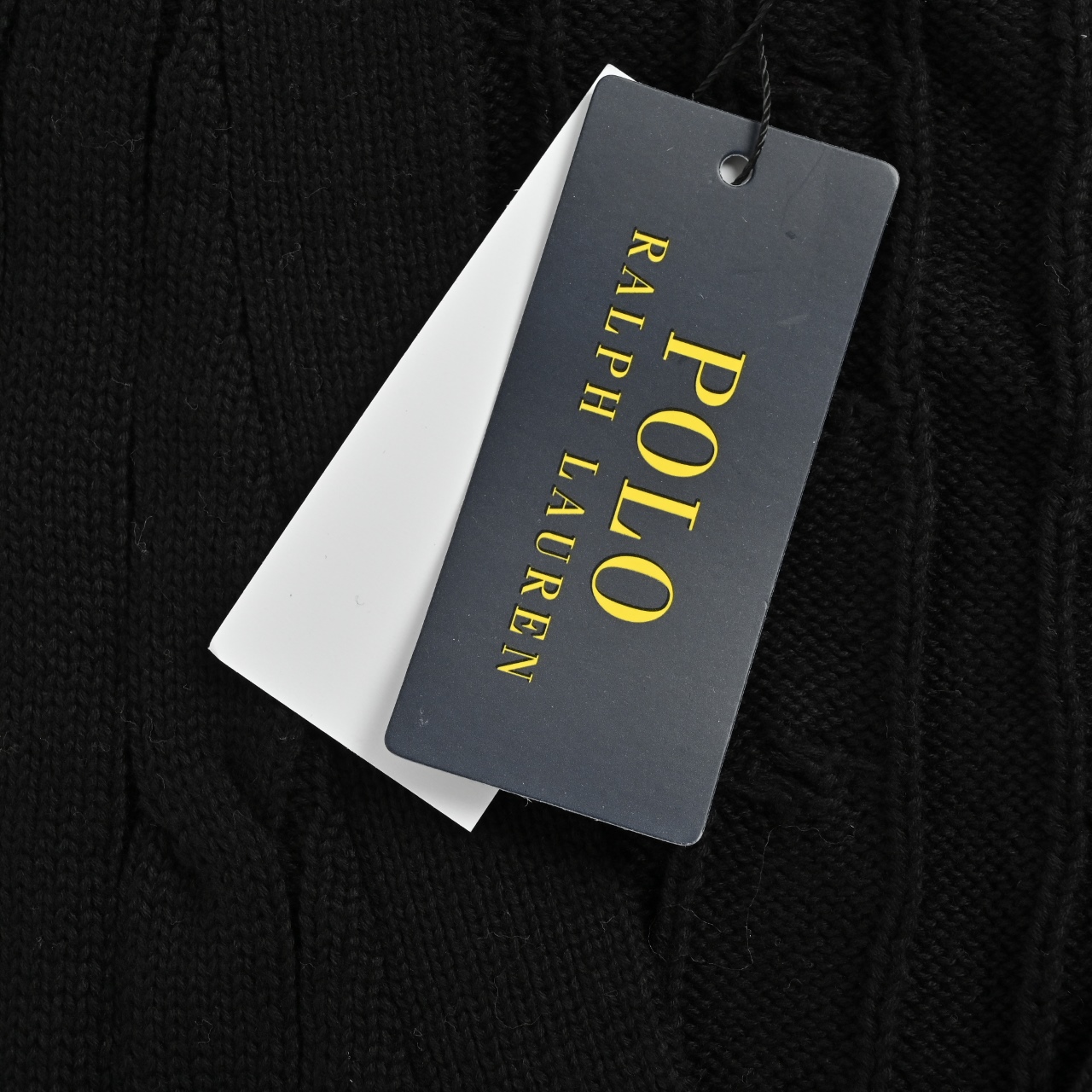 Ralph Lauren/拉夫劳伦 25Fw 刺绣小马标绞花针织毛衣开衫 胸口高密度百灵达万针刺绣