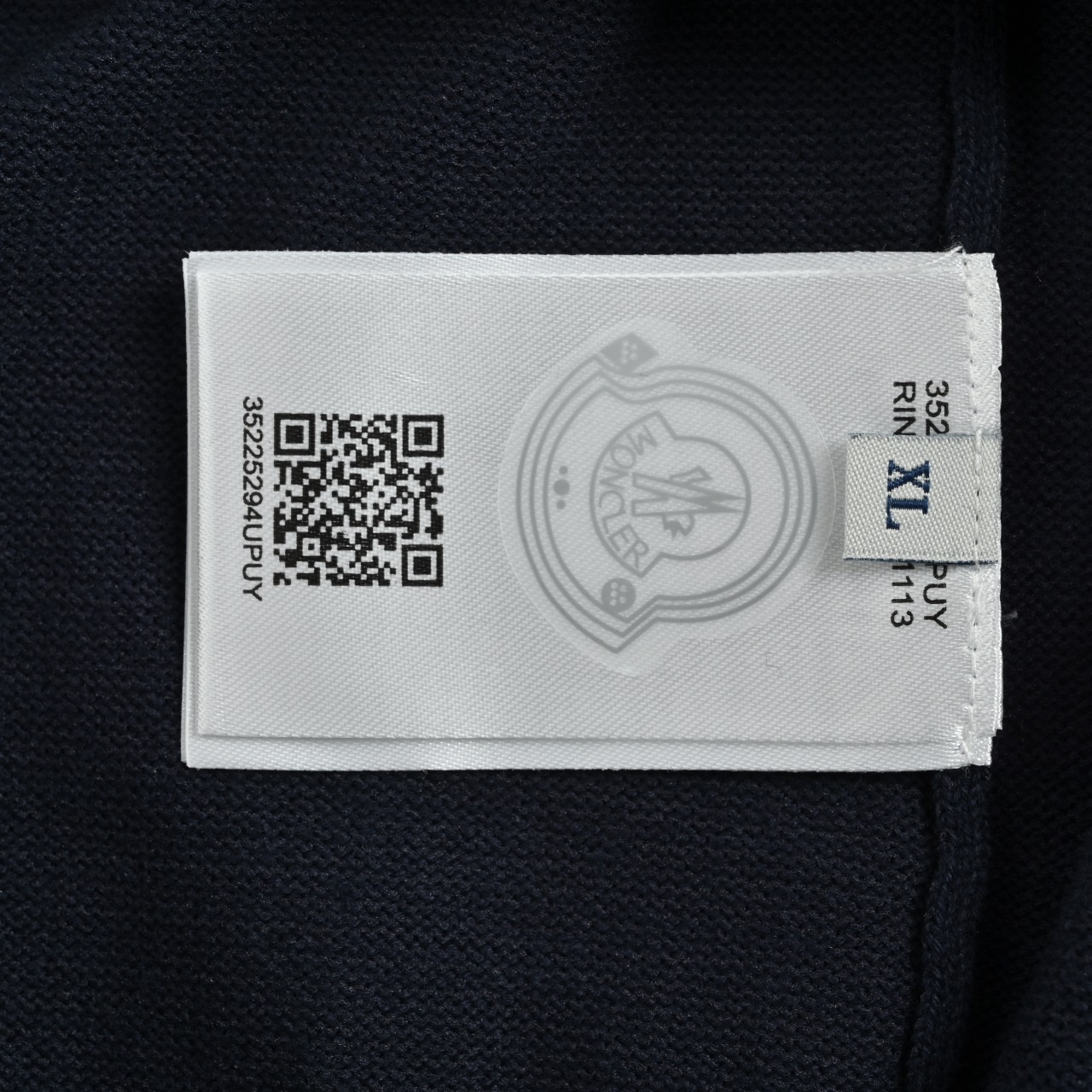 MONCLER/蒙口MC 小标Logo 半拉链针织毛衣