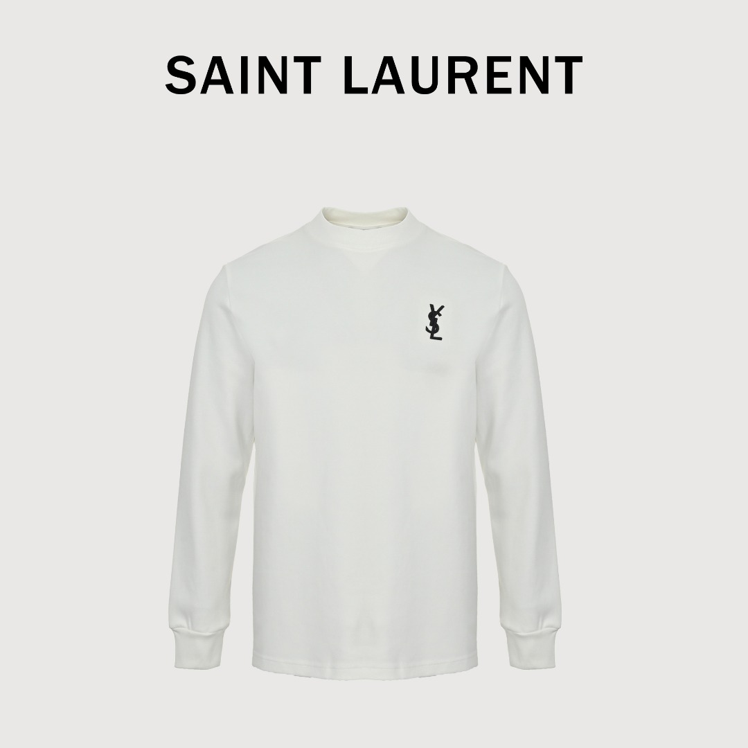 本地自取💰160
SAINT LAURENT/圣罗兰 25Fw 后背字母logo刺绣长袖T恤
定织定染 水洗柔滑长绒棉、克重310克、最新专柜款,打底衫长袖
胸前及后背logo字母立体刺绣 田岛进口高密度刺绣工艺,
色彩鲜明,线条感十足,彰显经典大方。上身效果满分!
颜色:黑色,白色
Size: M-XXXL