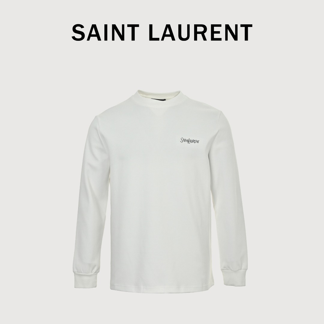 本地自取💰160
SAINT LAURENT/圣罗兰 25Fw 胸口字母logo刺绣长袖T恤
定织定染 水洗柔滑长绒棉、克重310克、最新专柜款,打底衫长袖
胸前字母logo撞色刺绣 后领YSL字母刺绣
田岛进口高密度刺绣工艺,色彩鲜明,线条感十足,彰显经典大方。上身效果满分!
颜色:黑色,白色
Size: M-XXXL