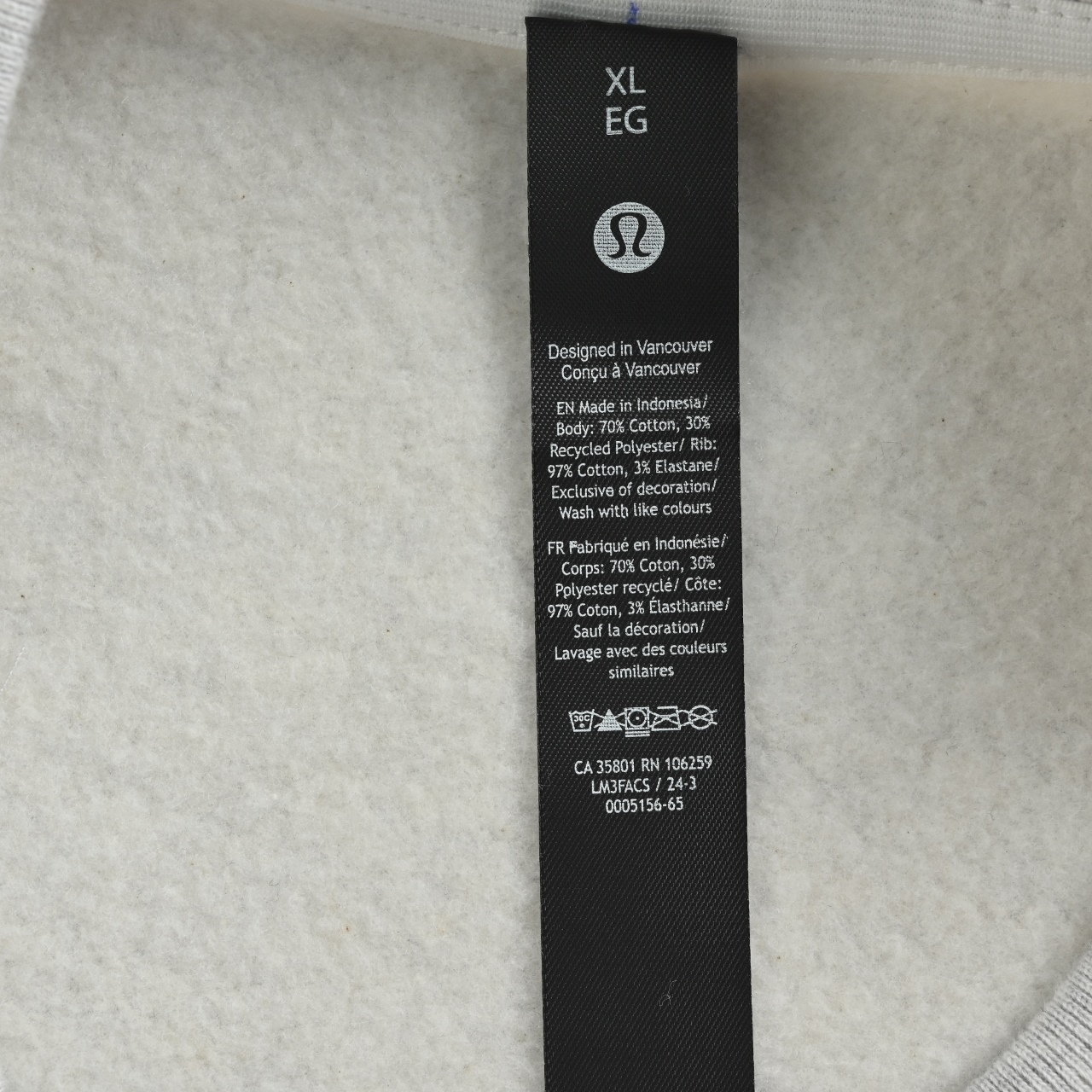 Lululemon lulu加绒印花卫衣