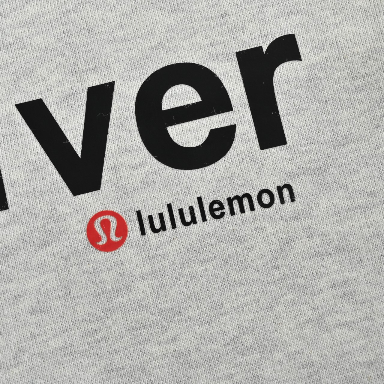 Lululemon lulu加绒印花卫衣