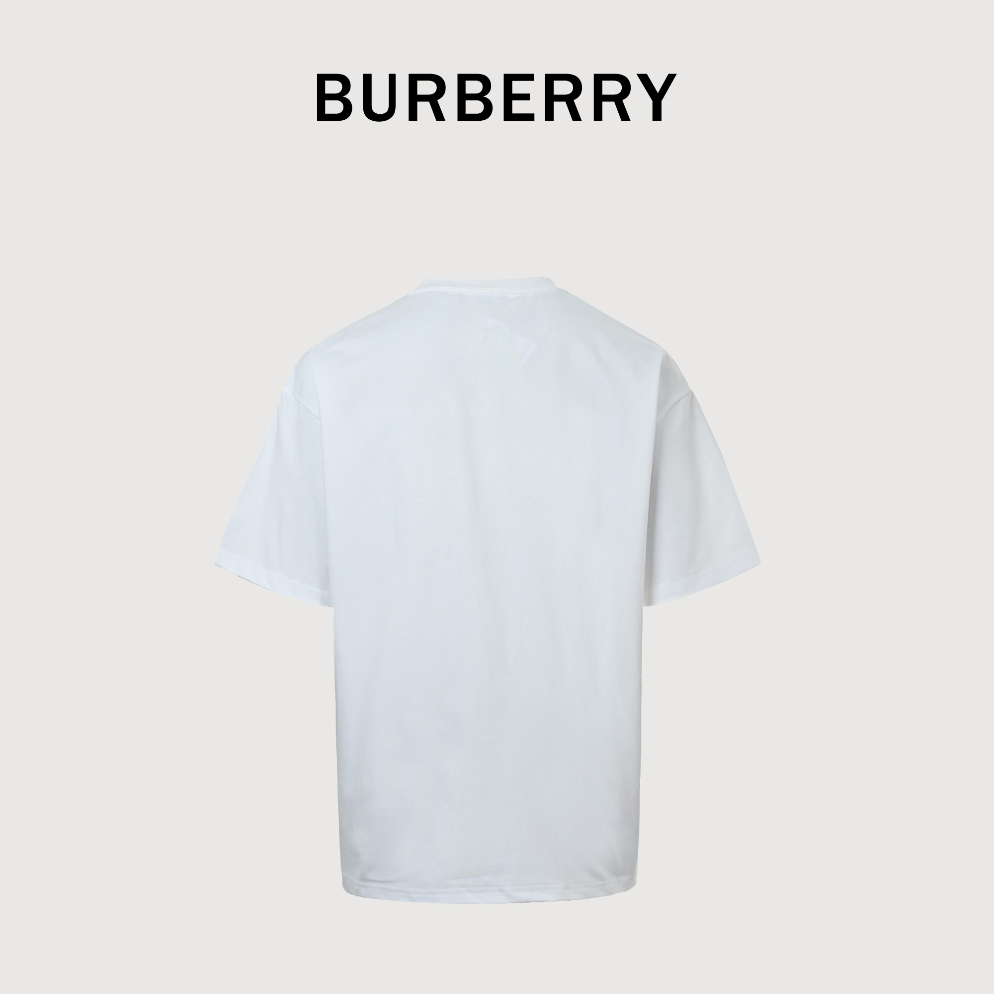 Burberry 巴宝莉 绒毛战马圆领短袖T恤-Chinese UA Cheap High Quatity Brand Clothes Bags handbags Sneakers wholesale wholesaler seller from China Factory suppliers Fashion Clothing Shoes best Quality Beautiful Price Burberry 巴宝莉 绒毛战马圆领短袖T恤