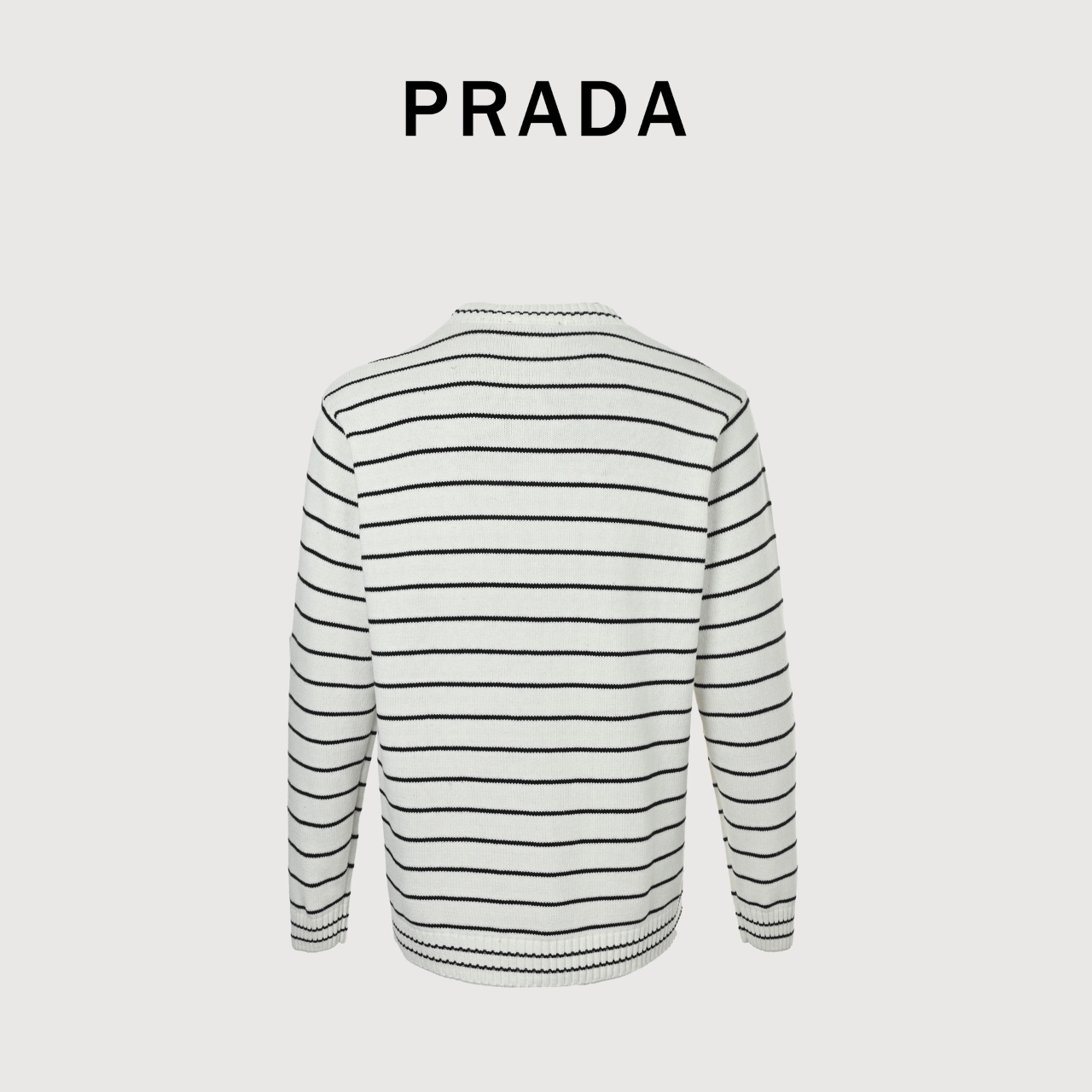Prada 普拉达 国际条纹毛衣 搭配条纹元素