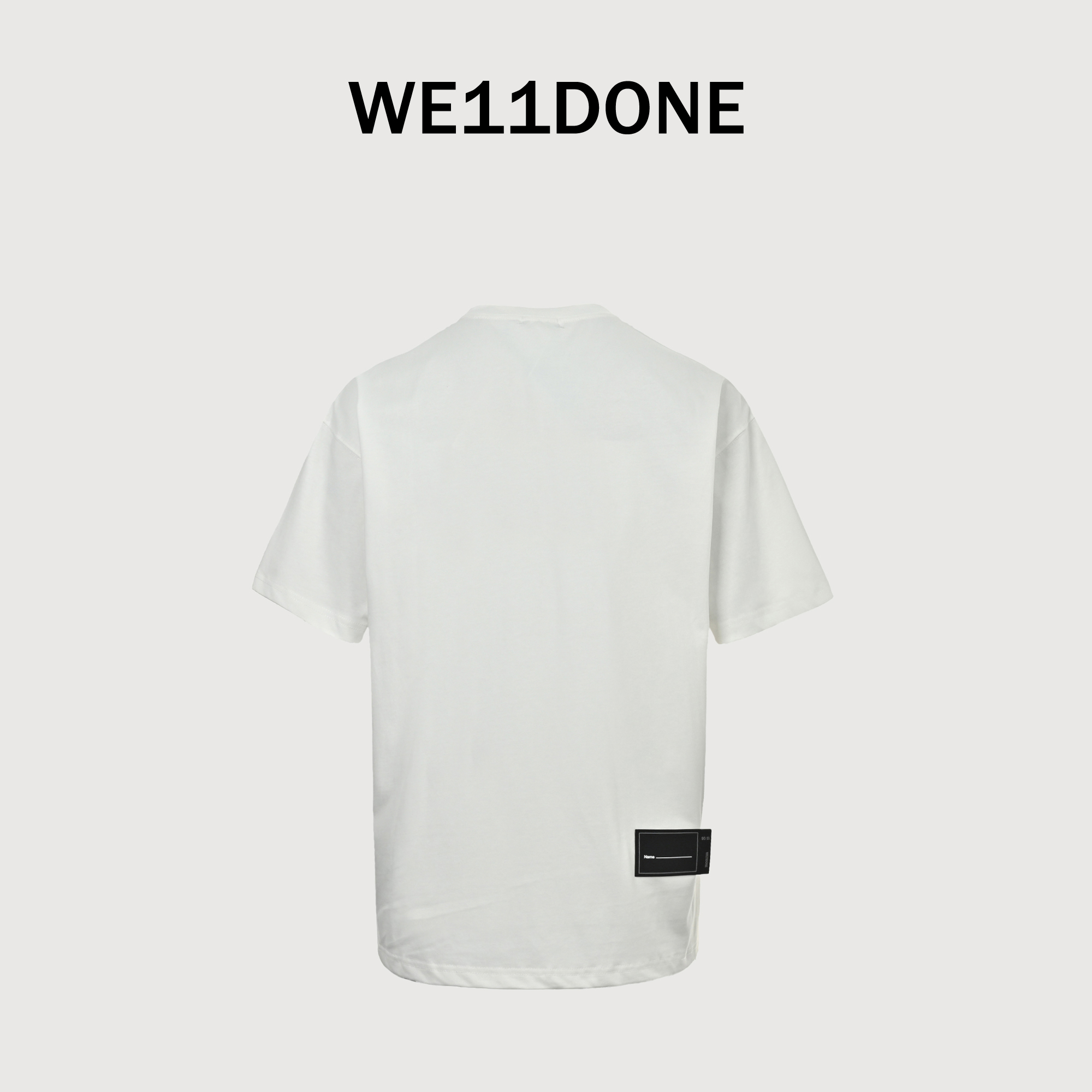 We11done 杨洋明星同款上身简约字母印花短袖T恤-Chinese UA Cheap High Quatity Brand Clothes Bags handbags Sneakers wholesale wholesaler seller from China Factory suppliers Fashion Clothing Shoes best Quality Beautiful Price We11done 杨洋明星同款上身简约字母印花短袖T恤