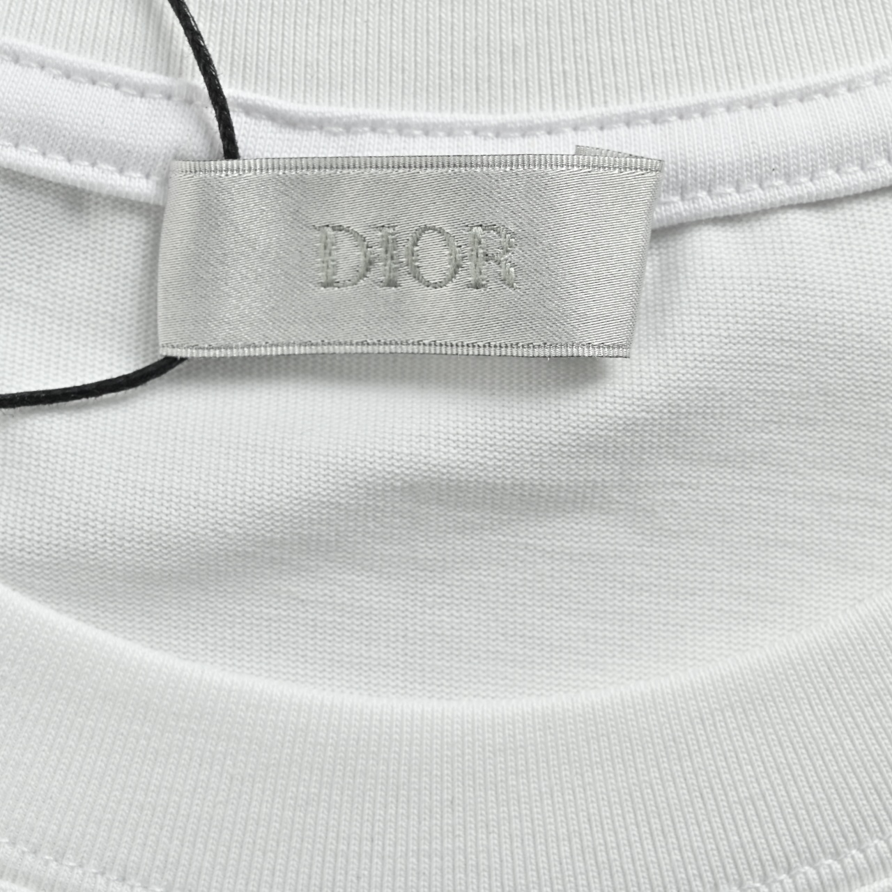 DIOR/迪奥25SS胸前花卉发泡字母logo短袖T恤
