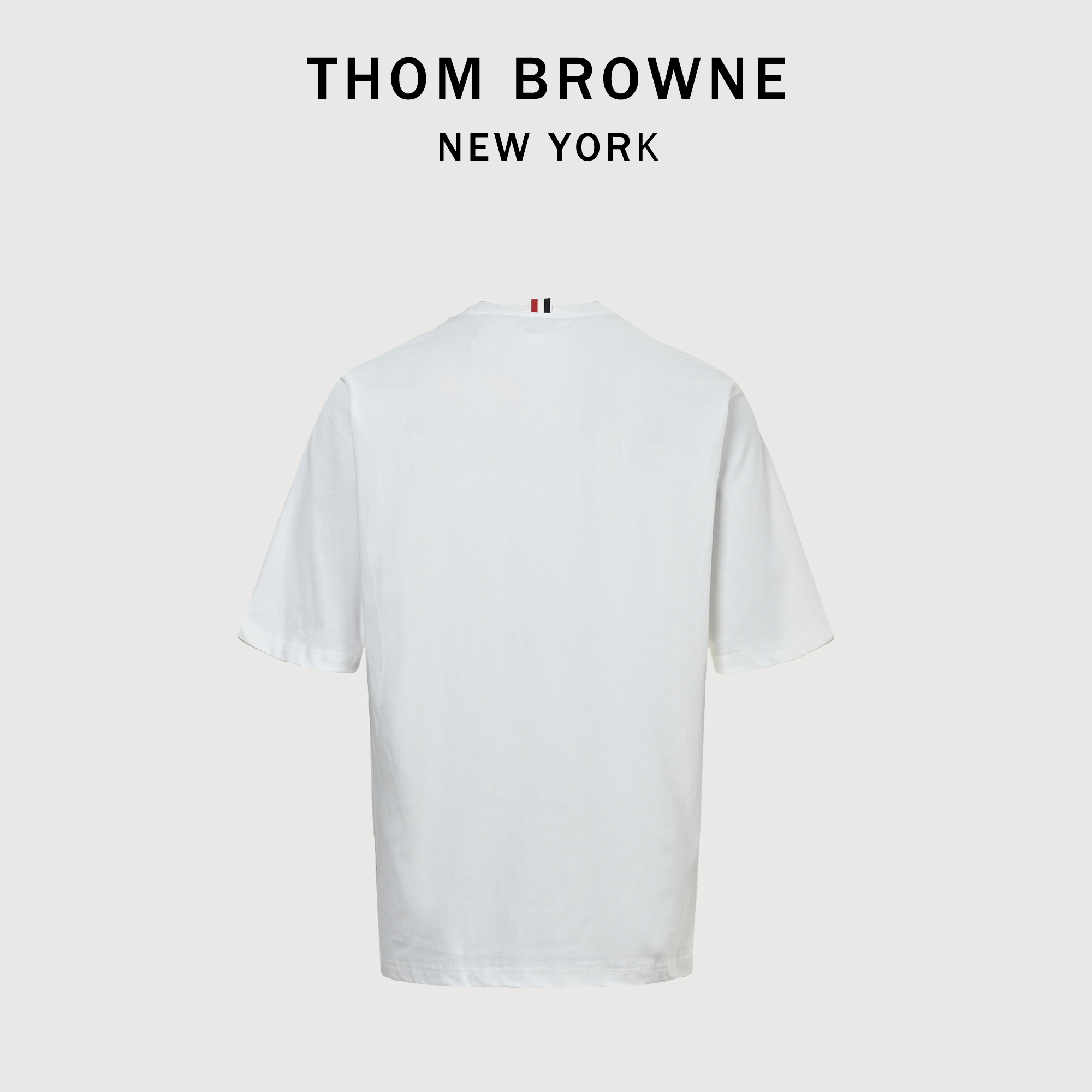 Thom Browne/汤姆布朗TB 网球小狗圆领短袖-Top High Quatity Cheap Sneakers Fashion Clothing Clothes Bags handbags Shoes of all Brand wholesale With The best Quality And Beautiful Price from China Factory Chinese suppliers wholesaler seller Thom Browne/汤姆布朗TB 网球小狗圆领短袖