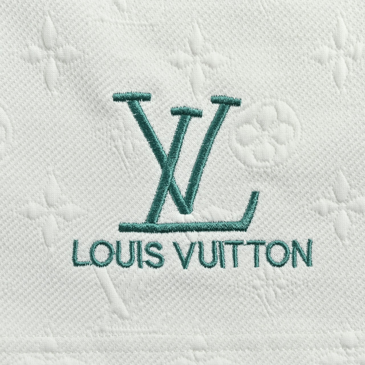 LOUIS VUITTON/路易威登LV 26SS 提花绿色logo短裤
