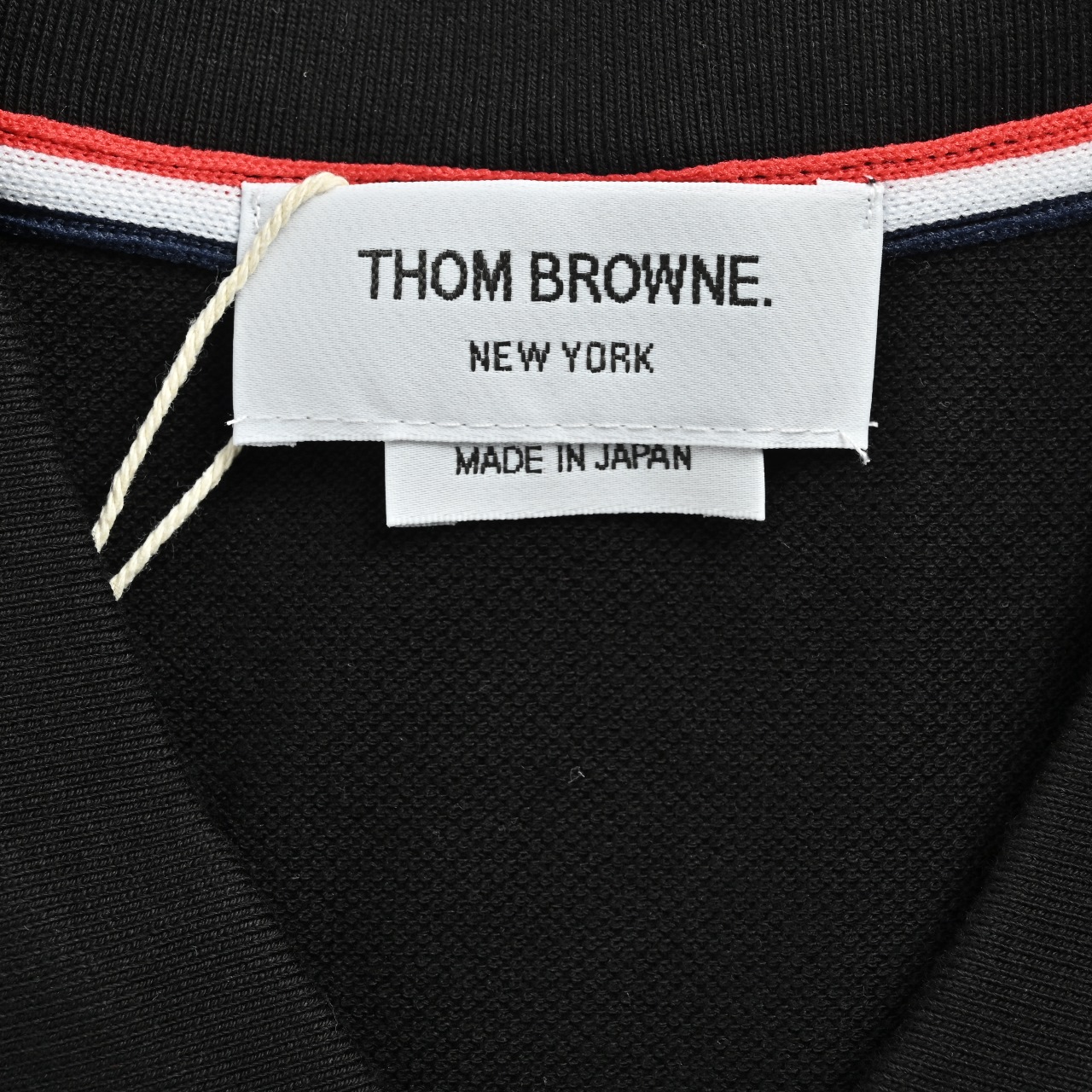 ThomBrowne/汤姆布朗 TB 经典四杠 POLo短袖 TB经典版型 碳灰