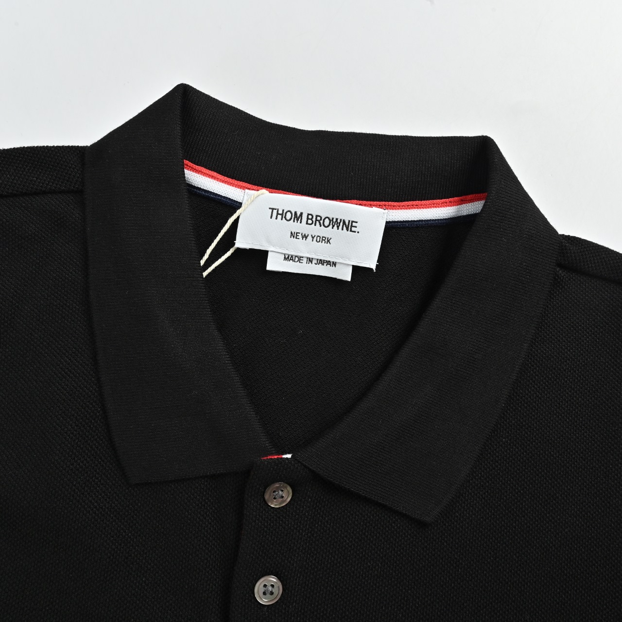 ThomBrowne/汤姆布朗 TB 经典四杠 POLo短袖 TB经典版型 碳灰