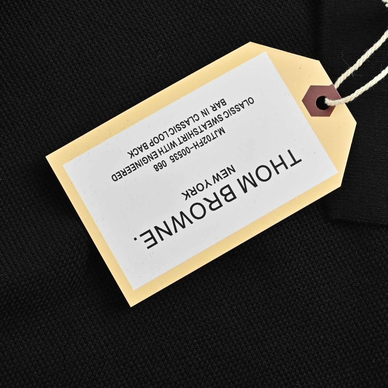 ThomBrowne/汤姆布朗 TB 经典四杠 POLo短袖 TB经典版型 碳灰