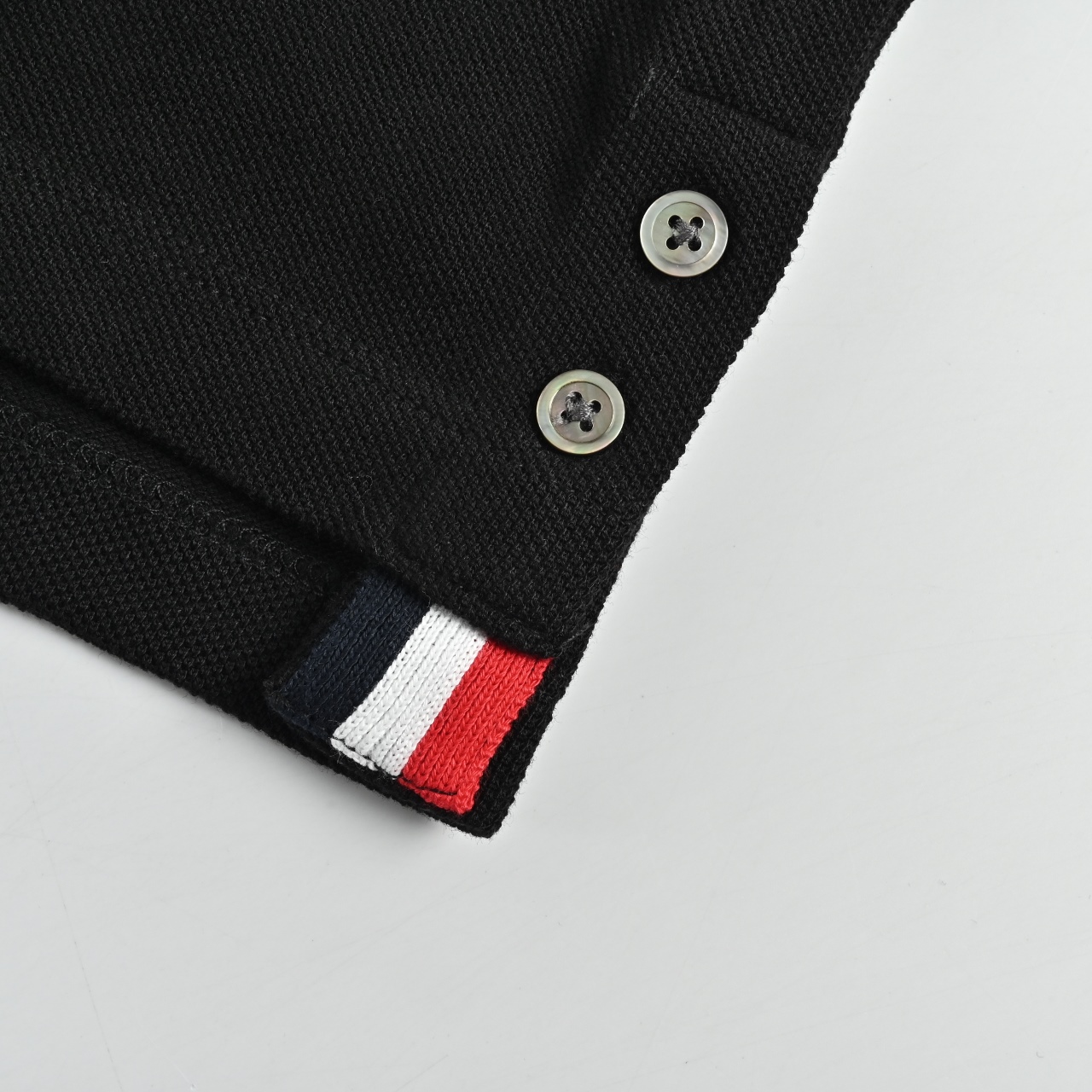 ThomBrowne/汤姆布朗 TB 经典四杠 POLo短袖 TB经典版型 碳灰