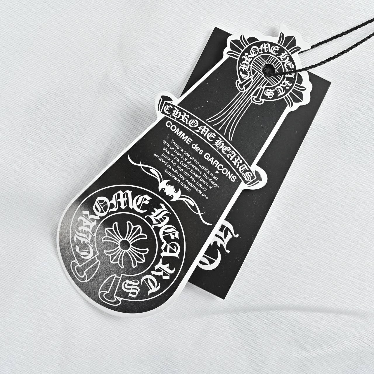 Chrome Hearts/克罗心 梵文十字架 刺绣短袖 黑色 白色-莆田鞋,莆田鞋货源,高仿鞋,高仿鞋货源,安福档口,莆田高仿鞋,莆田鞋批发,高仿鞋批发,莆田高仿运动鞋,高仿运动鞋,莆田运动鞋 Chrome Hearts/克罗心 梵文十字架 刺绣短袖 黑色 白色