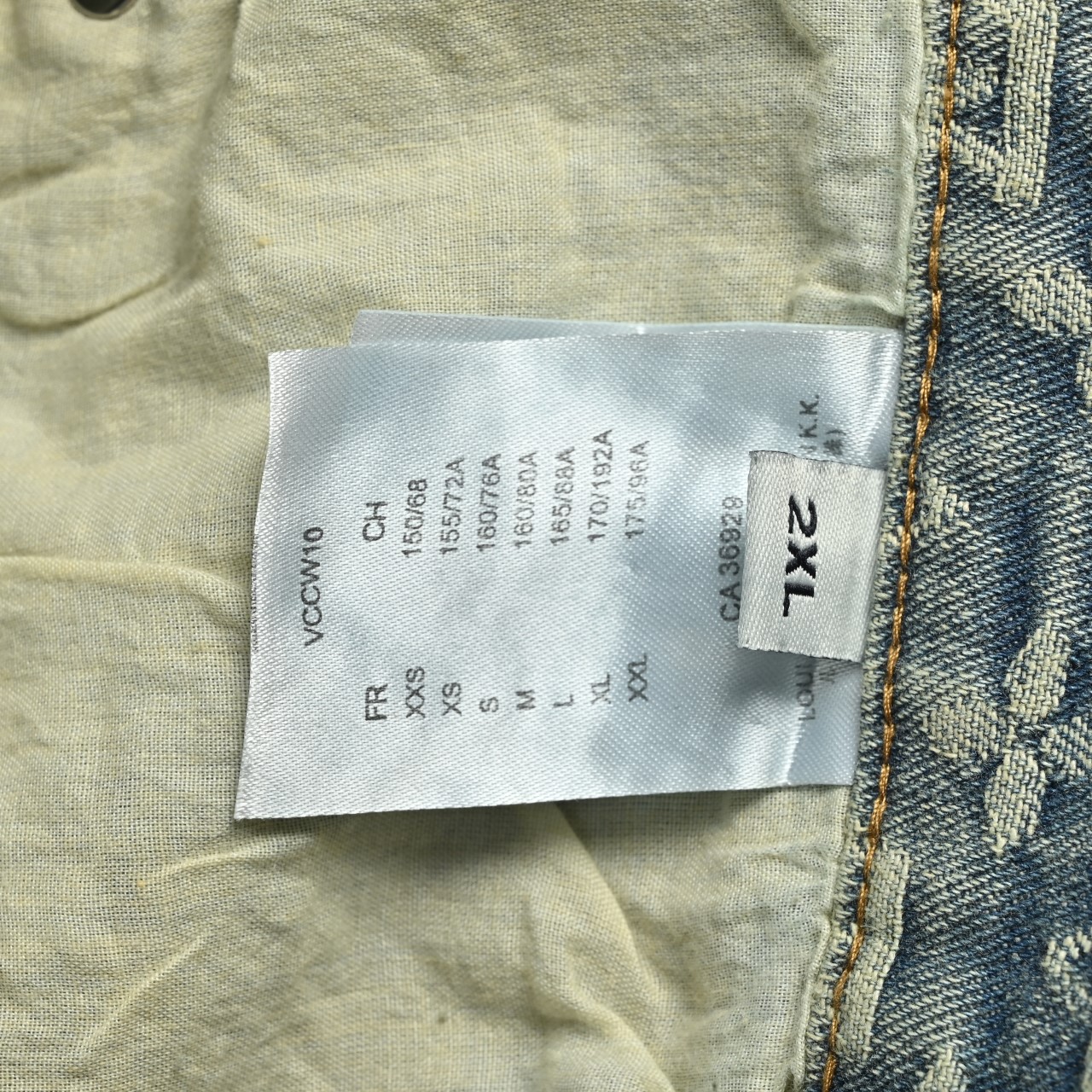 Louis Vuitton/路易威登LV满印提花直筒水洗牛仔长裤-Chinese UA Cheap High Quatity Brand Clothes Bags handbags Sneakers wholesale wholesaler seller from China Factory suppliers Fashion Clothing Shoes best Quality Beautiful Price Louis Vuitton/路易威登LV满印提花直筒水洗牛仔长裤