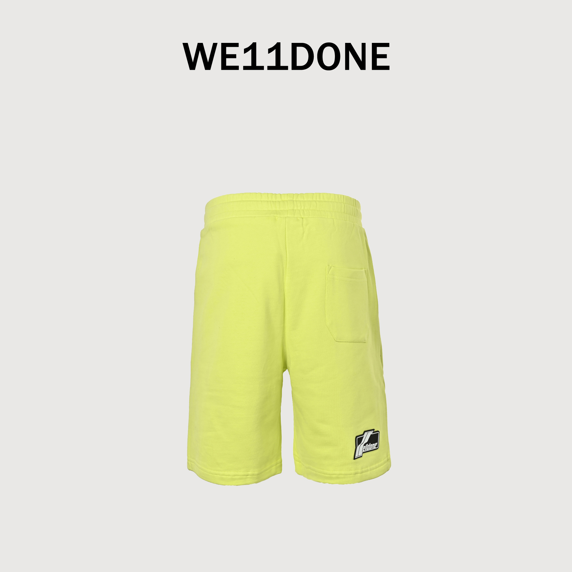WE11DONE硅胶logo抽绳橡筋短裤休闲五分卫裤 黑色 灰色 绿色-Chinese UA Cheap High Quatity Brand Clothes Bags handbags Sneakers wholesale wholesaler seller from China Factory suppliers Fashion Clothing Shoes best Quality Beautiful Price WE11DONE硅胶logo抽绳橡筋短裤休闲五分卫裤 黑色 灰色 绿色