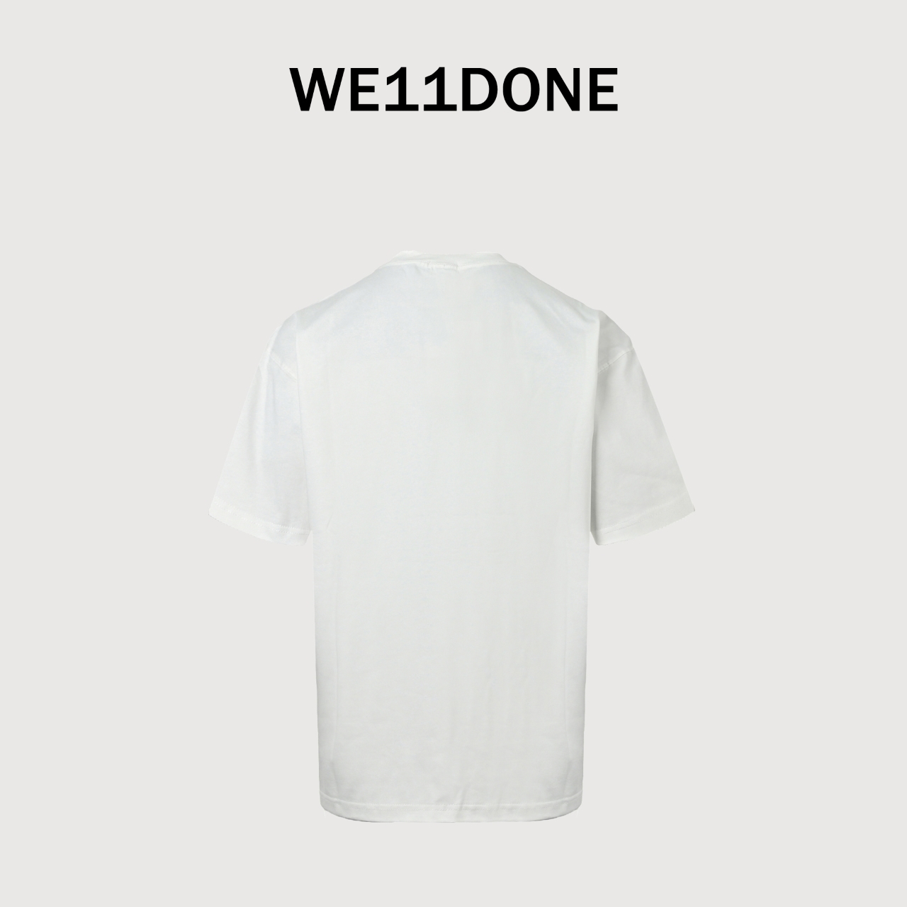 WE11DONE 23SS夏季新款爱心字母硅胶立体印花T恤 白色-Top High Quatity Cheap Sneakers Fashion Clothing Clothes Bags handbags Shoes of all Brand wholesale With The best Quality And Beautiful Price from China Factory Chinese suppliers wholesaler seller WE11DONE 23SS夏季新款爱心字母硅胶立体印花T恤 白色
