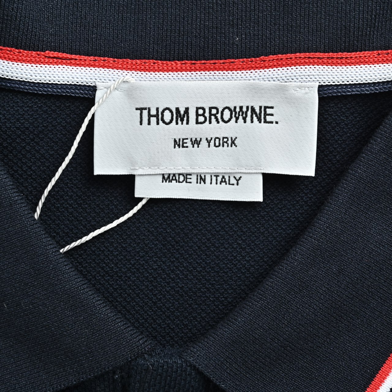 ThomBrowne/汤姆布朗 三色彩条 POLo短袖 TB经典版型