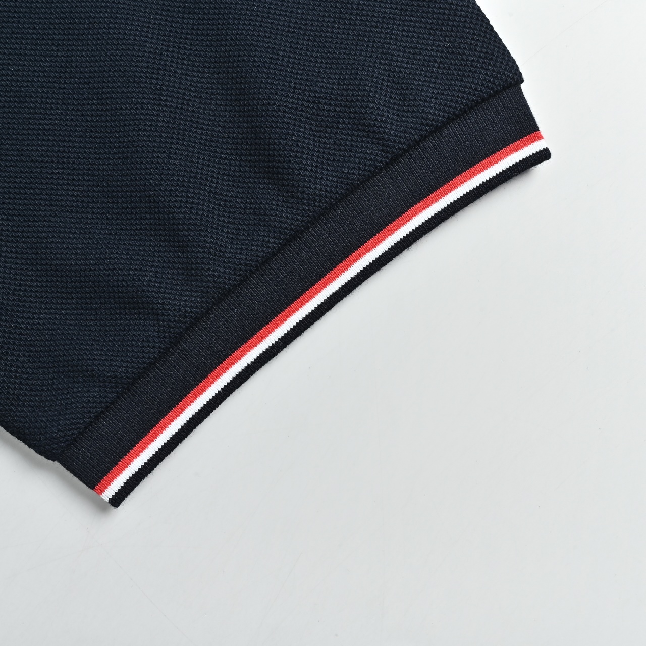 ThomBrowne/汤姆布朗 三色彩条 POLo短袖 TB经典版型