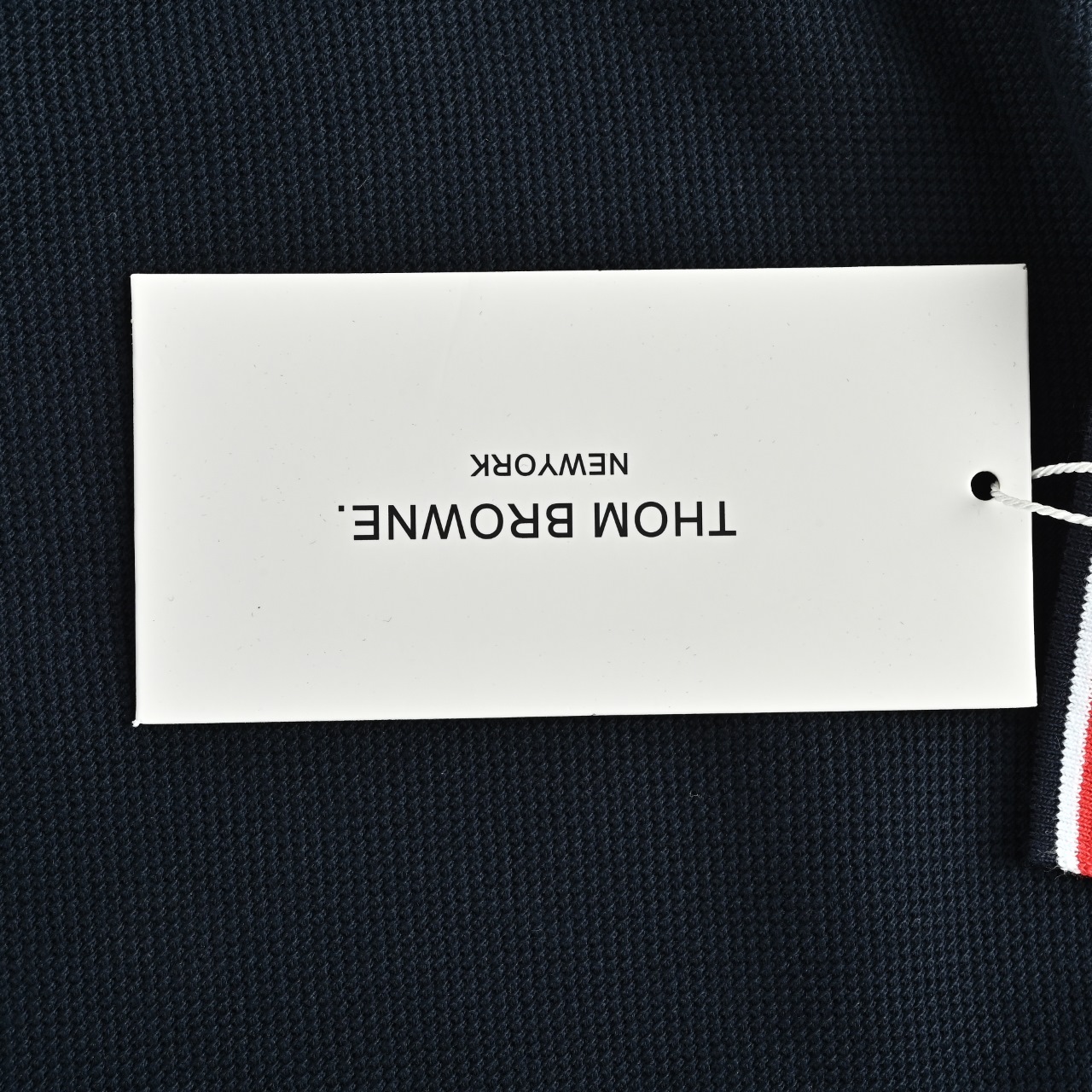 ThomBrowne/汤姆布朗 三色彩条 POLo短袖 TB经典版型