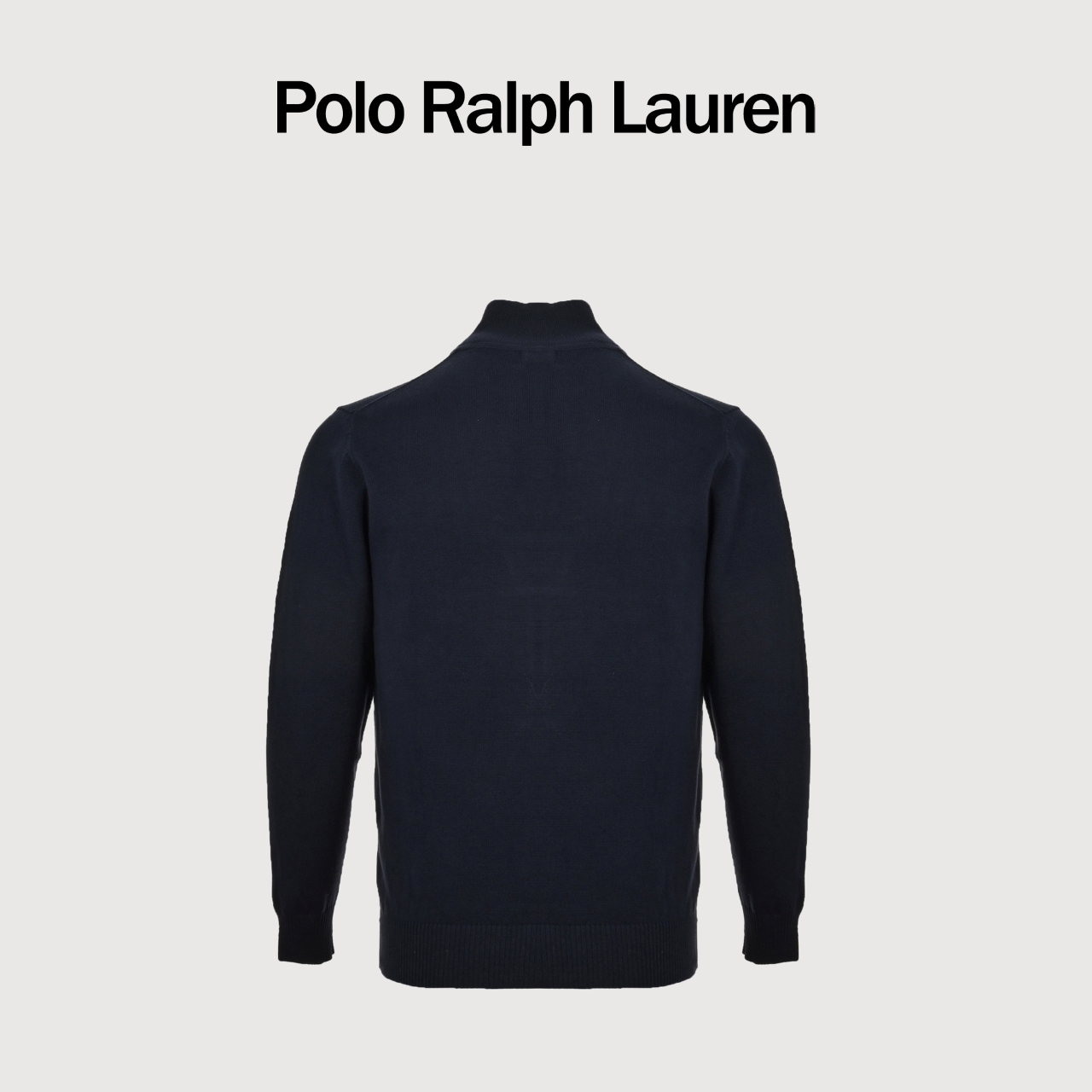 Ralph Lauren 拉夫劳伦RL胸前经典战马logo刺绣 半拉链针织毛衣