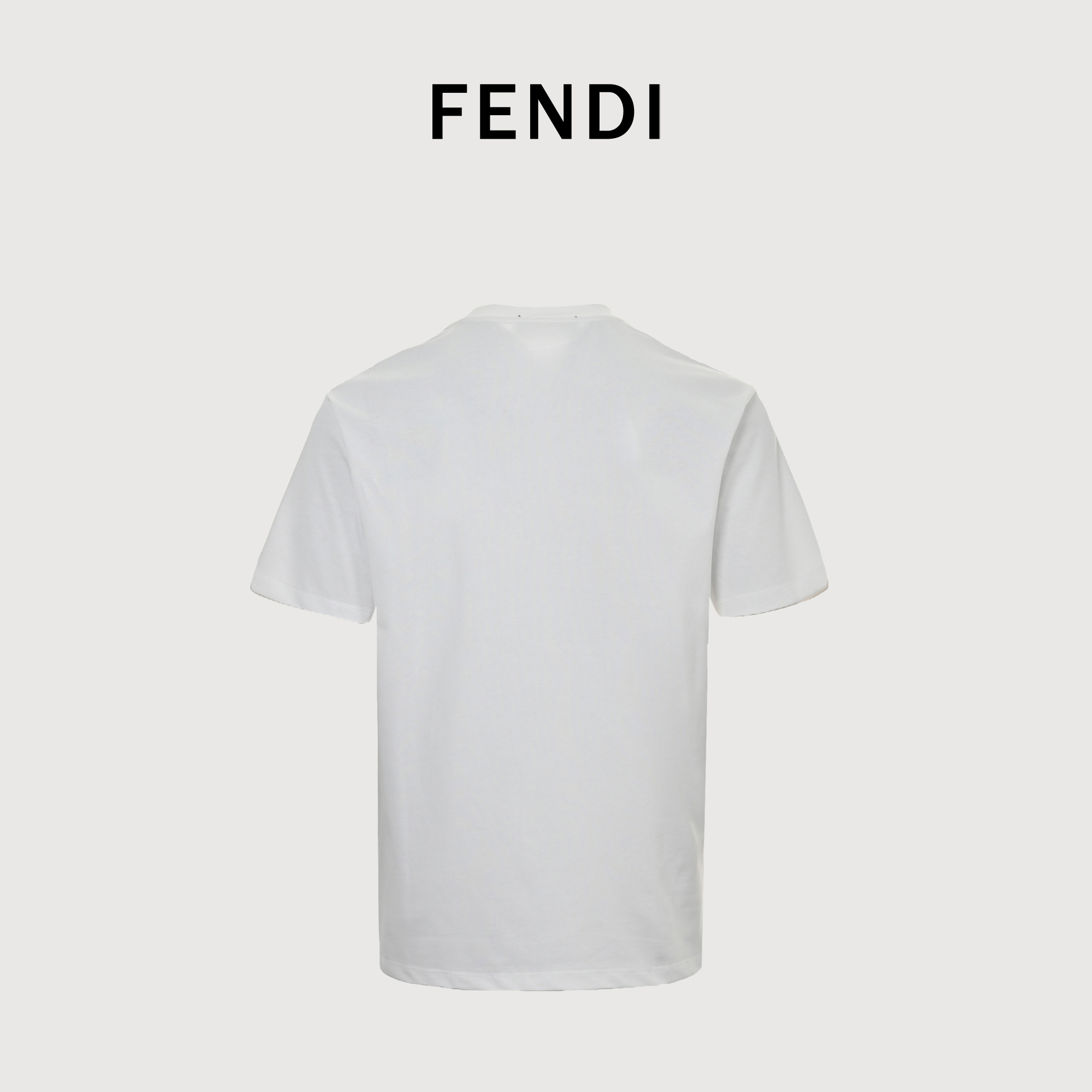 Fendi 芬迪 FD 彩色刺绣ff字母图案 短袖T恤