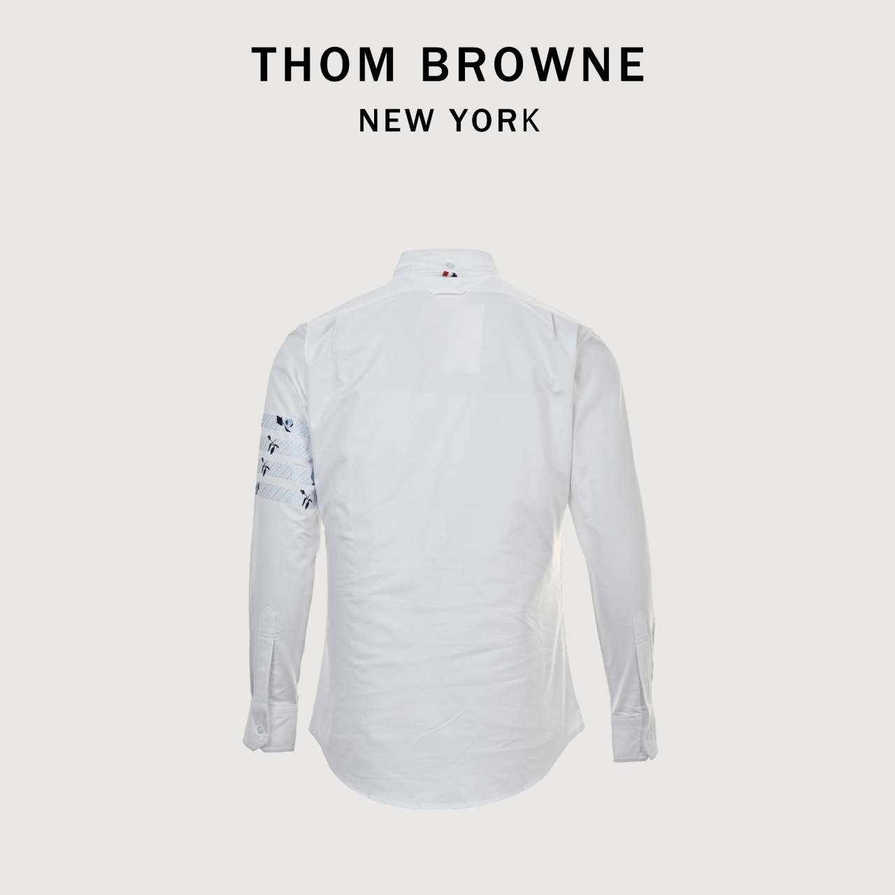 THOM BROWNE/汤姆布朗TB 四杠刺绣绣花长袖衬衫